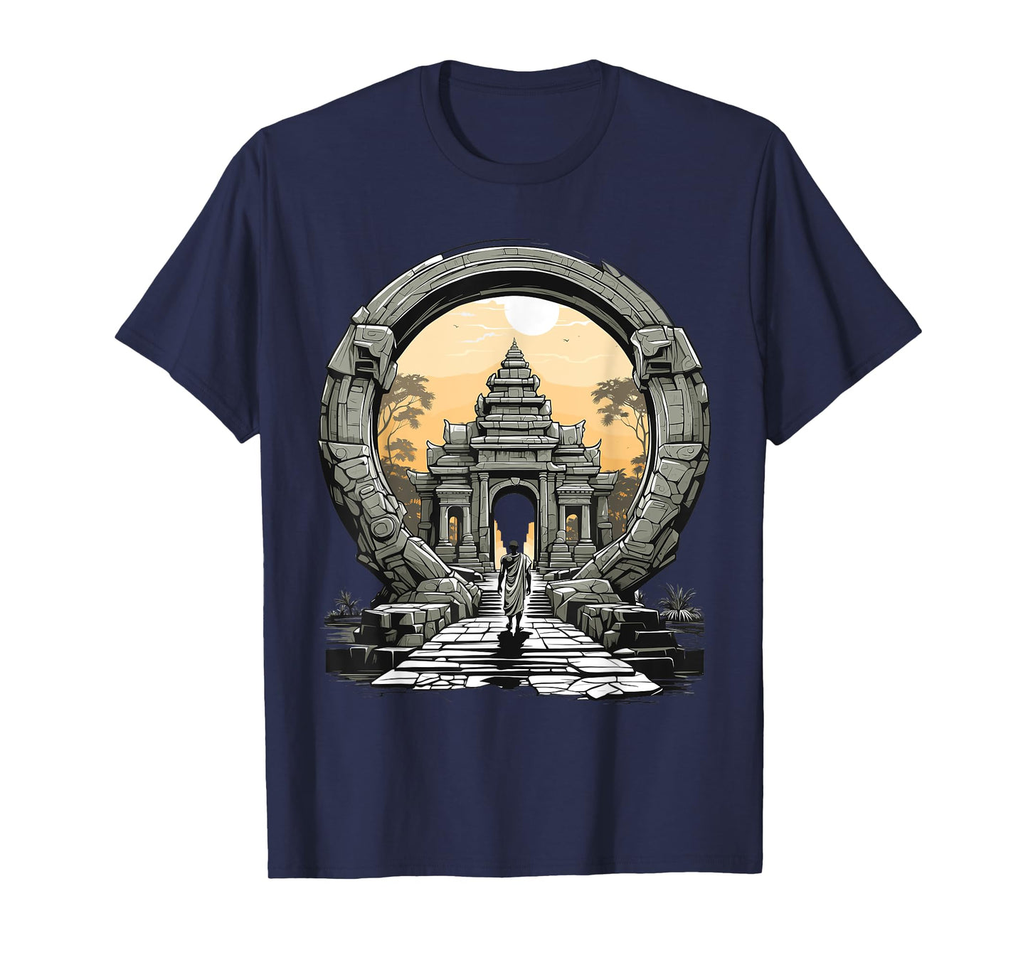 Other wordly Ancient Mysteries Angkor Wat Stargate Portal T-Shirt