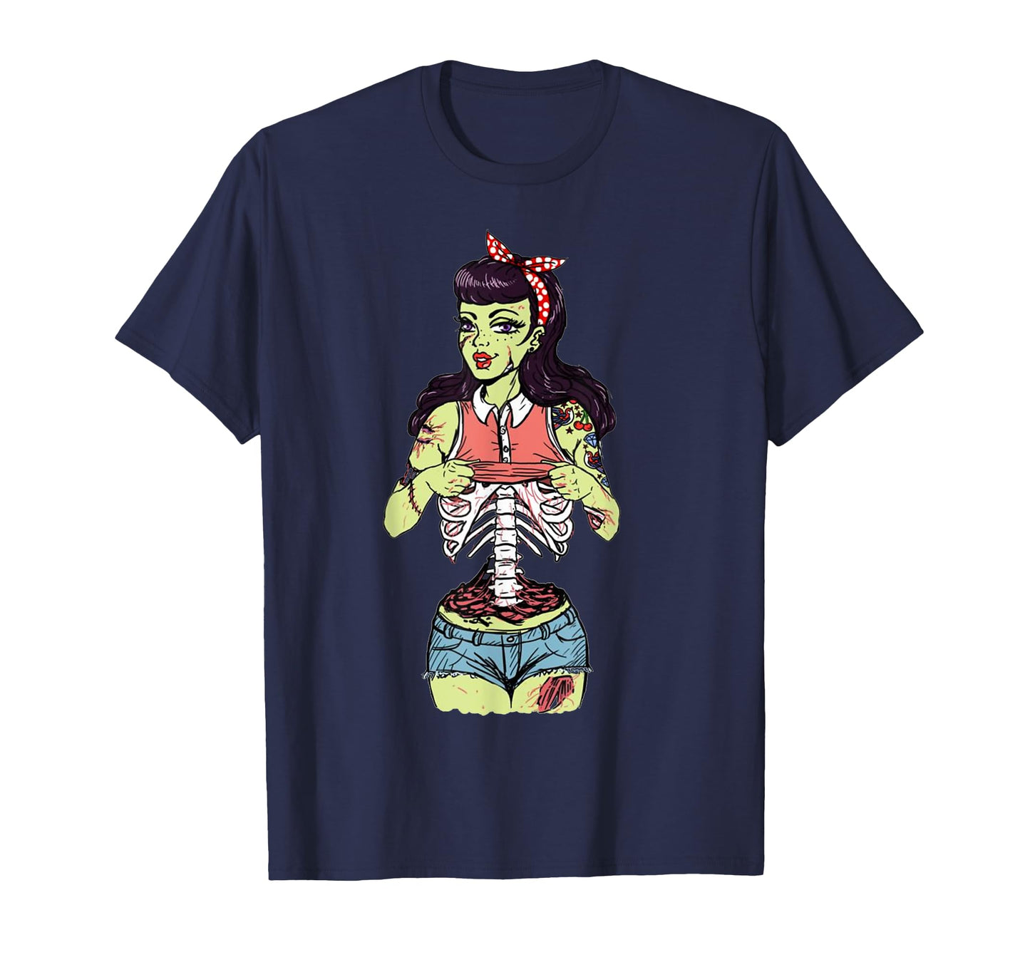 Zombie Pin Up Girl T-Shirt