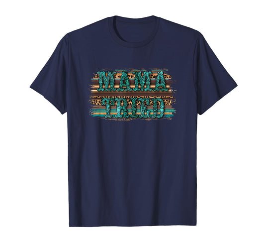 Turquoise Mama Tried Country Southern Rodeo Cowgirl Western T-Shirt