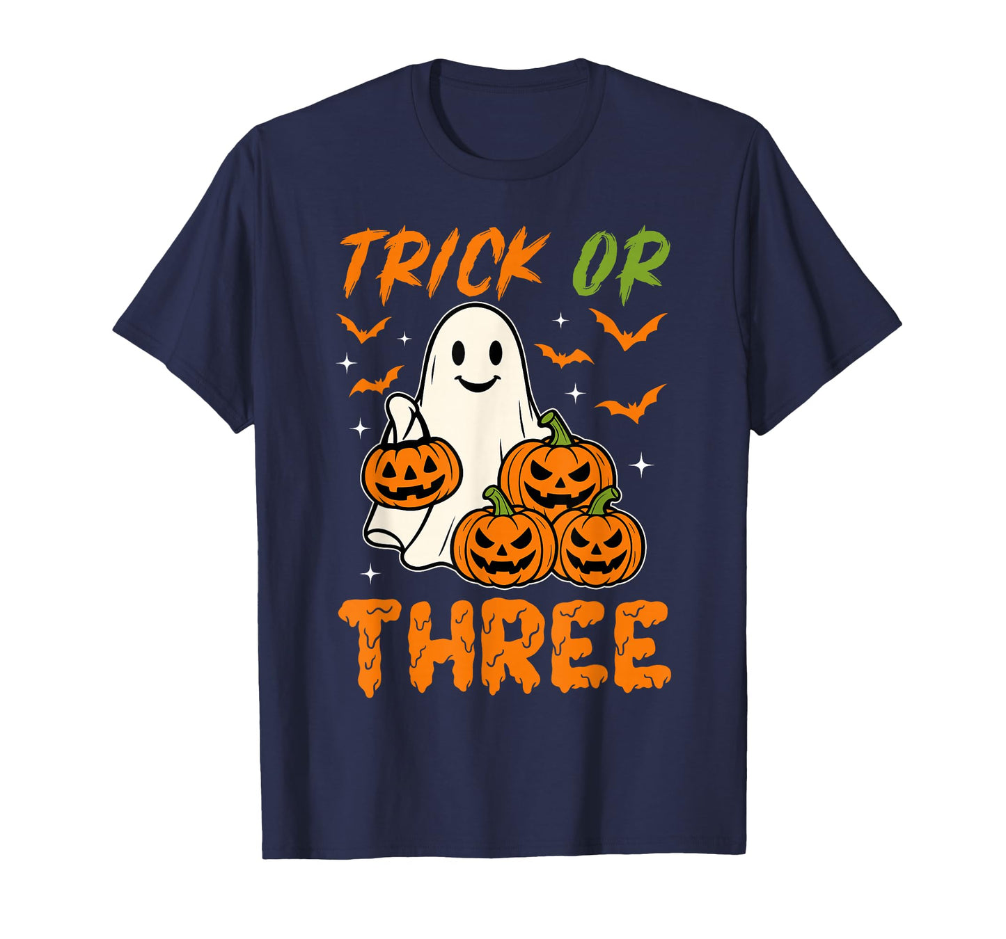 3 Years Old Birthday Ghoul It's My Booday Trick Or Three T-Shirt