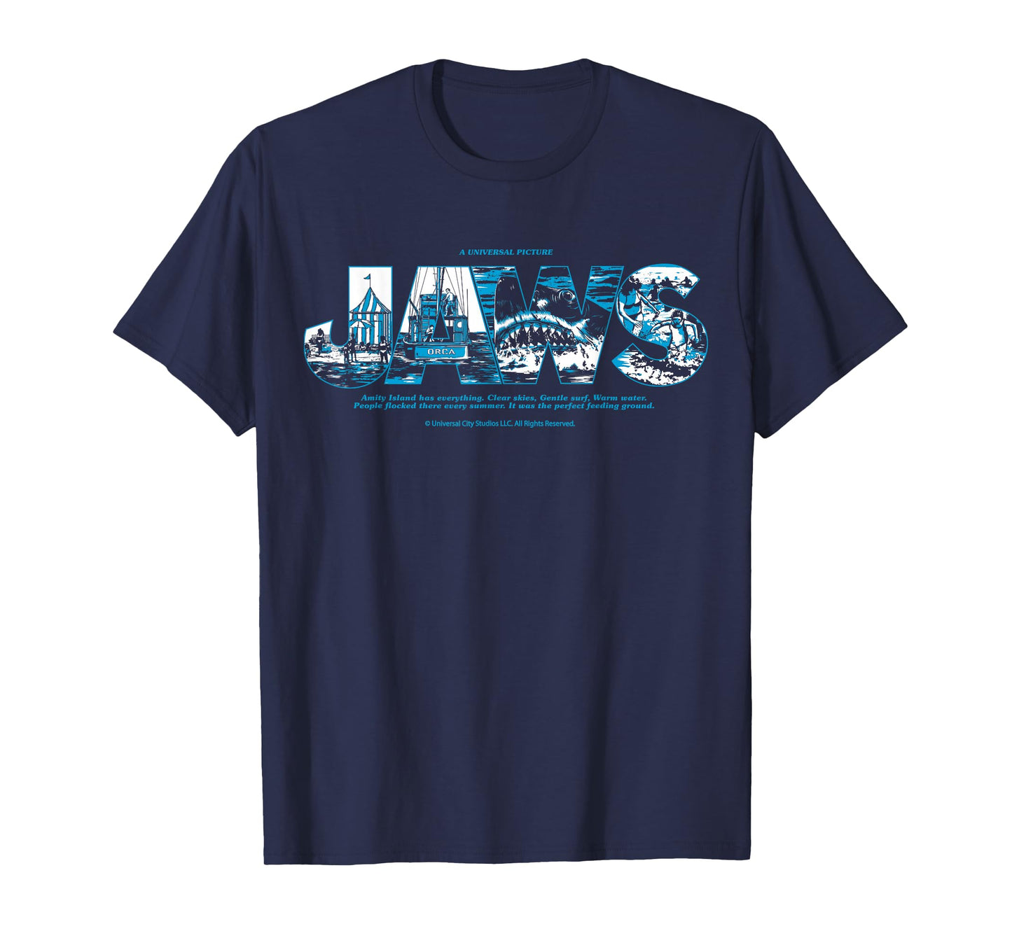 Jaws 2025 Amity Island Has Everything Orca T-Shirt