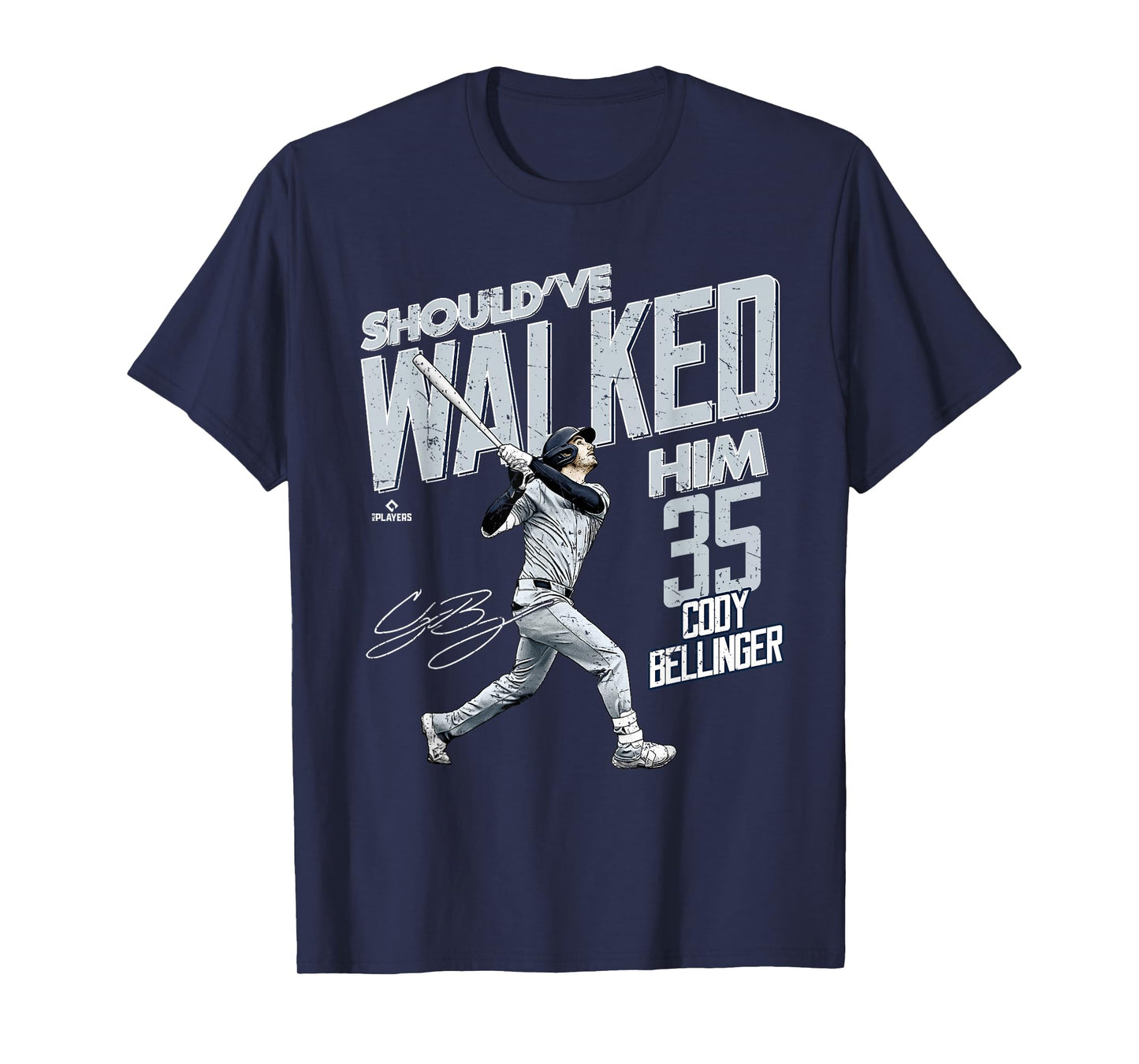 Should've Walked Him Cody Bellinger New York Baseball MLBPA T-Shirt
