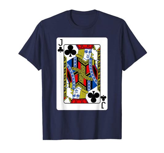 Jacks Of Clubs Playing Card Group Costume Poker Player T-Shirt