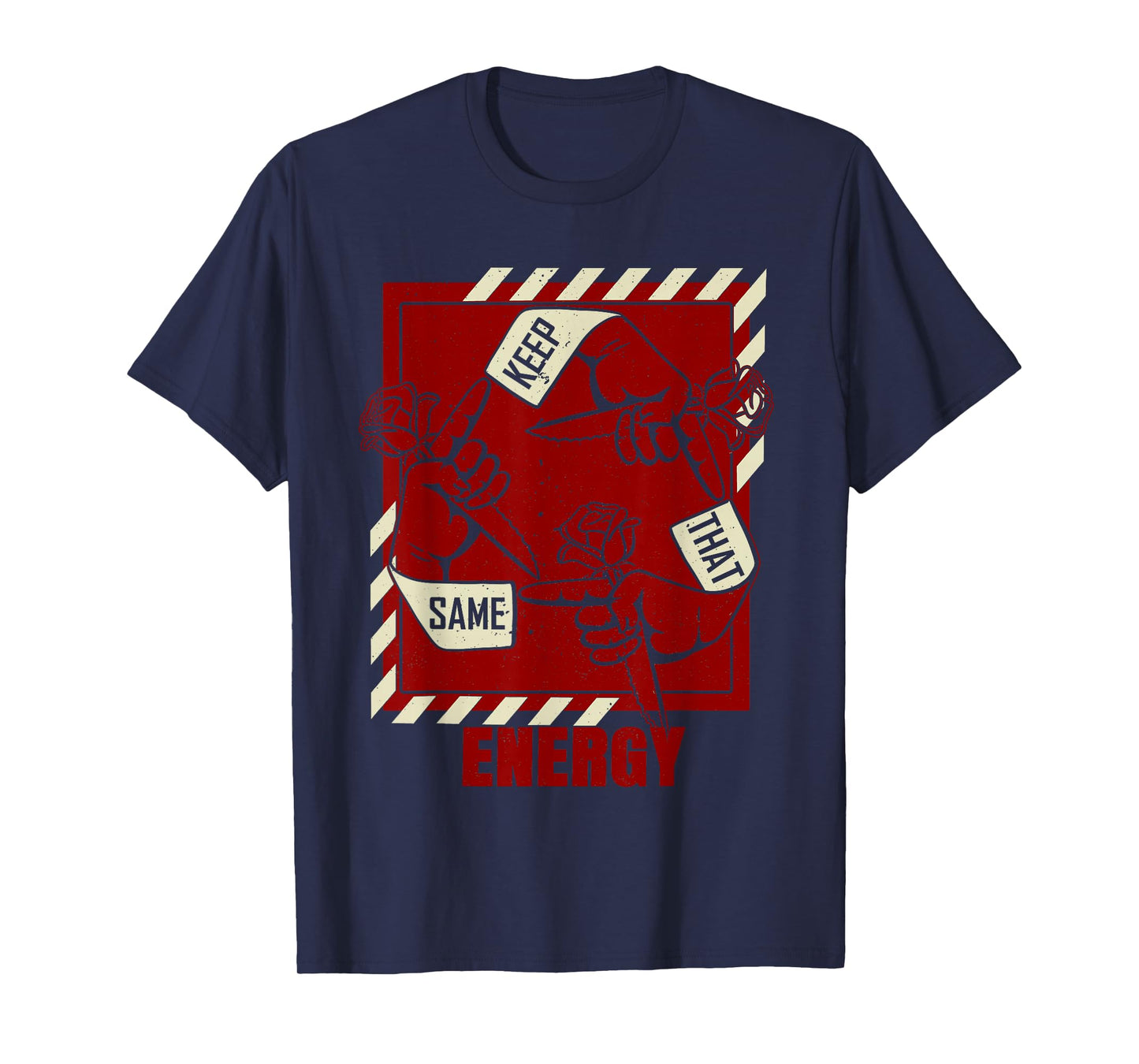 Maroon Burgundy Keep That Same Energy Burgundy Graphic T-Shirt