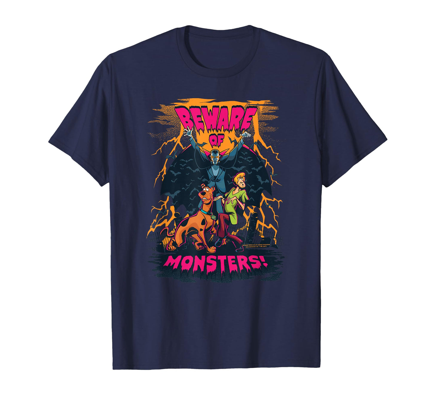 Scooby-Doo and Shaggy Beware of Monsters T-Shirt