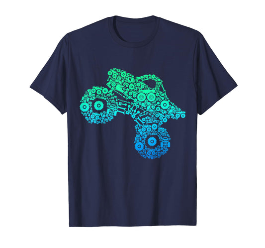 Monster Truck Kids Boys T-Shirt