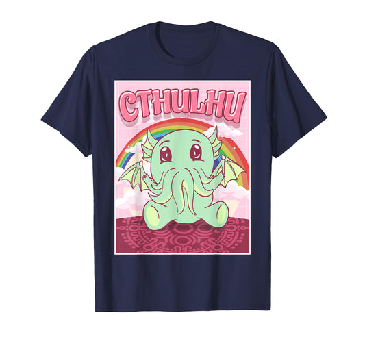 Kawaii Cthulhu Necronomicon Cute Cthulhu Monster T-Shirt