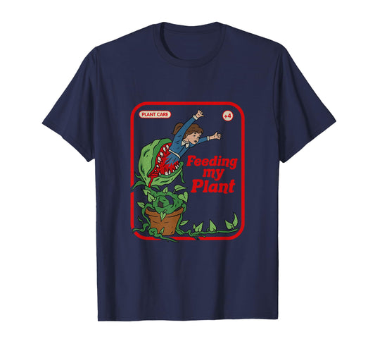 Feeding My Plant Occult Horror Goth Vintage Childgame T-Shirt