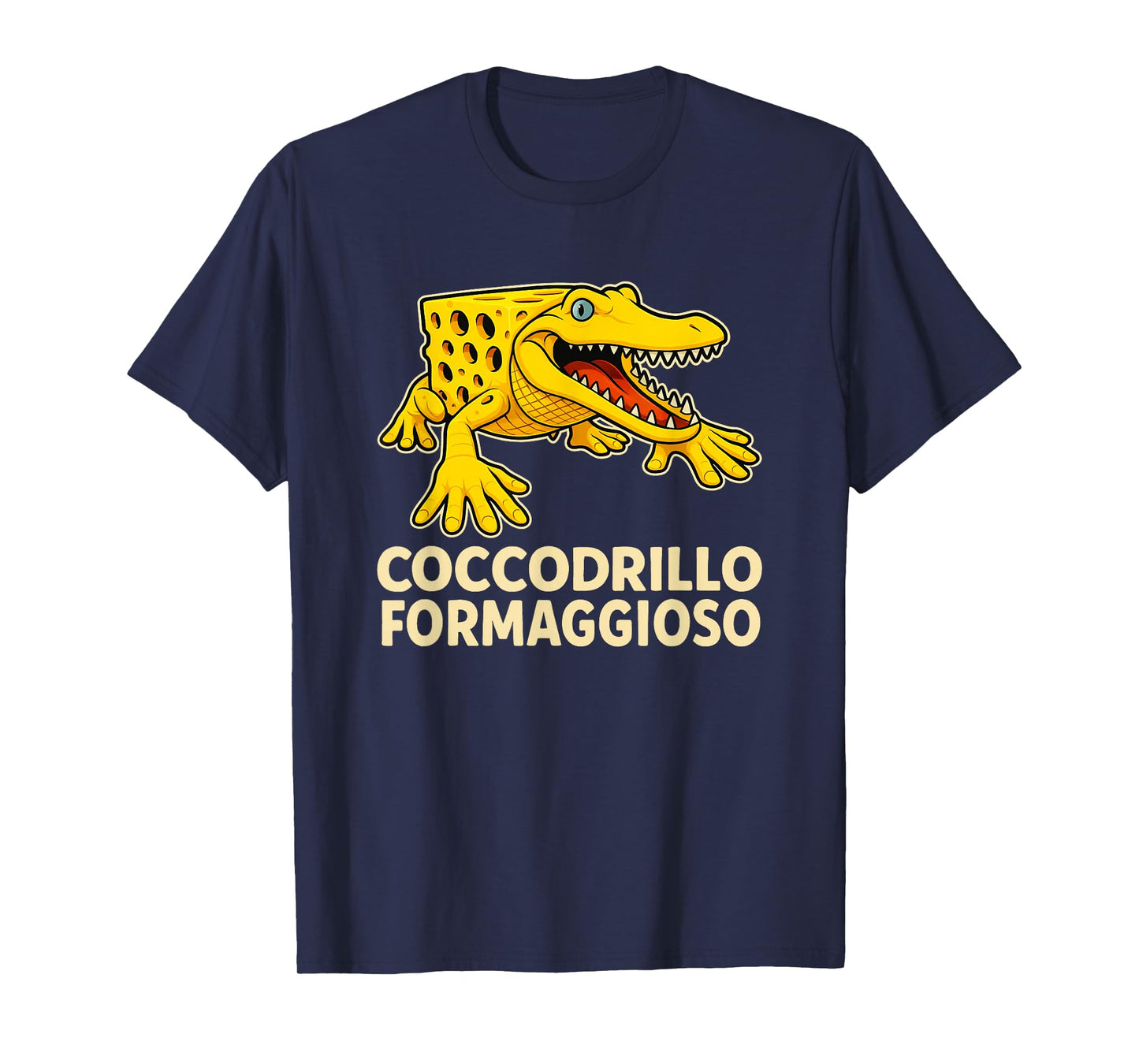 Coccodrillo Formaggioso - Cheese Crocodile Brainrot Kid Meme T-Shirt