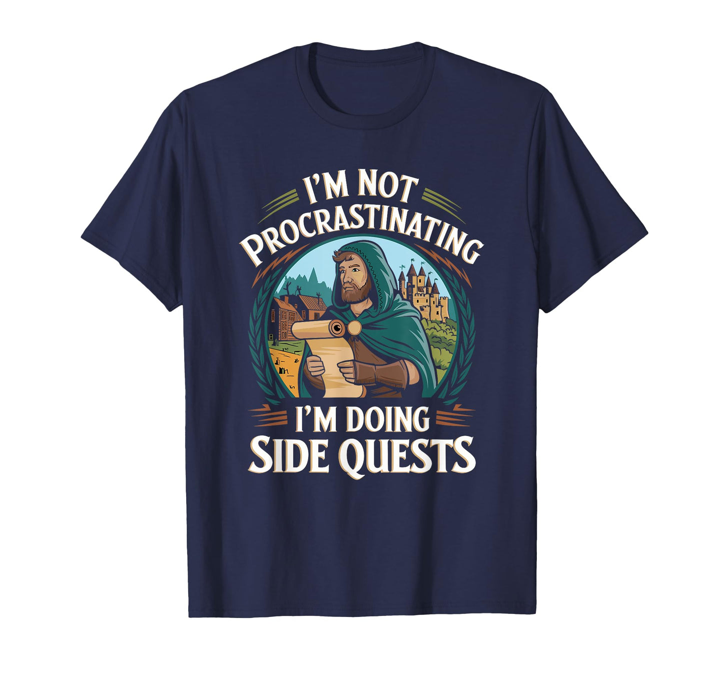 I'm Not Procrastinating Funny Side Quests Gamer T-Shirt