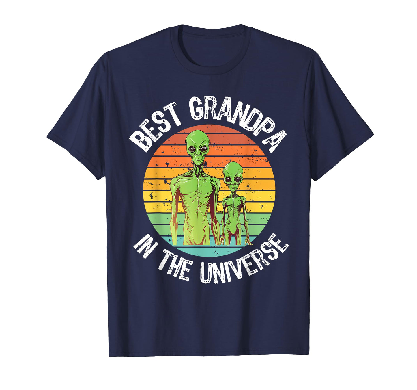 Best Grandpa Alien Grandson and Grandpa UFO Conspiracy T-Shirt