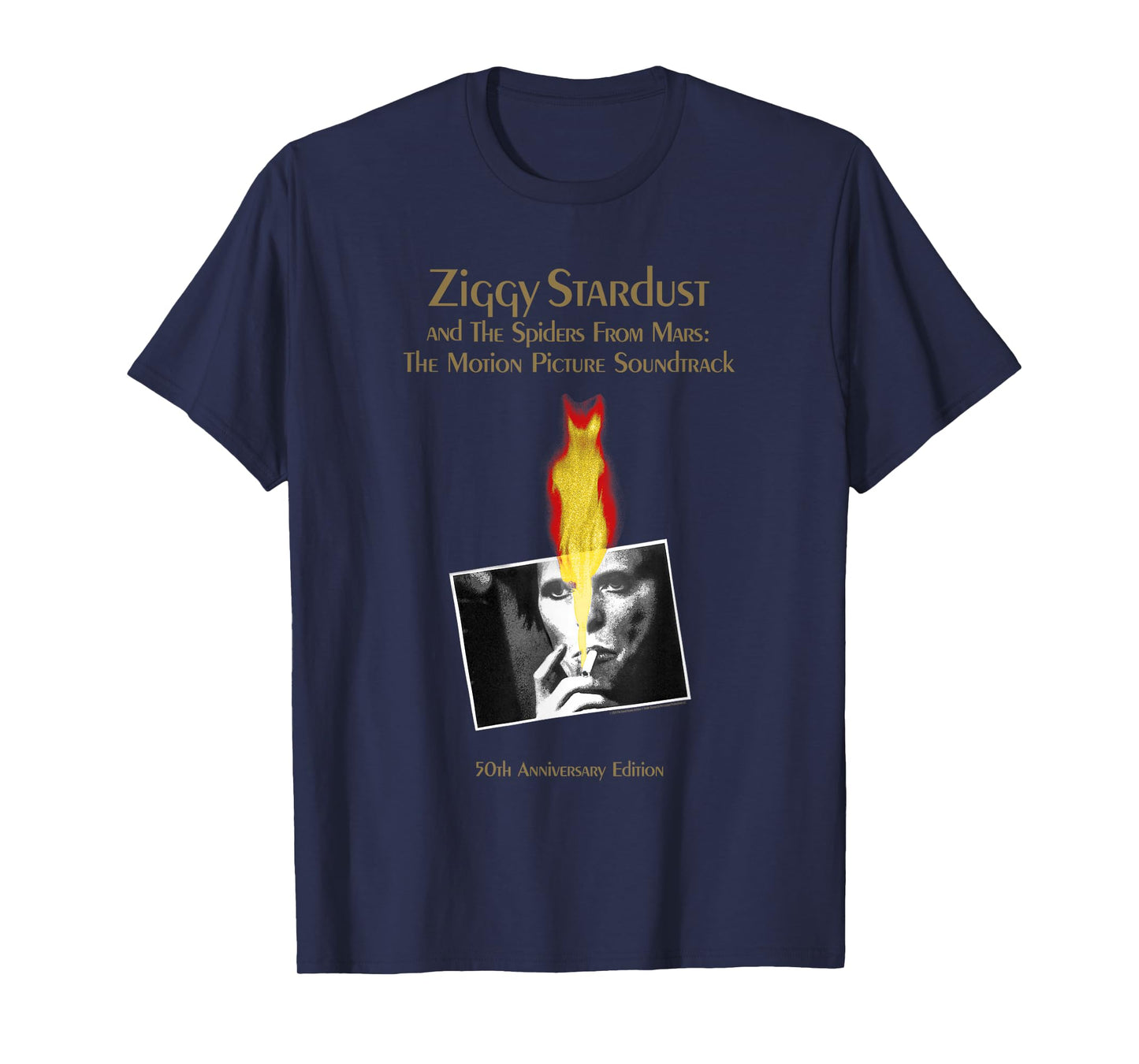 David Bowie Ziggy Stardust Motion Picture 50th Anniversary T-Shirt