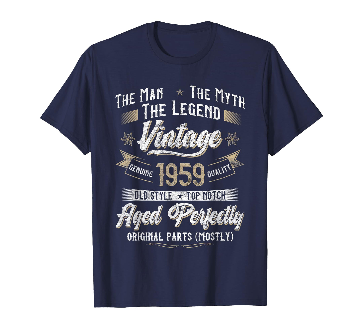 66th Birthday Gift Vintage 1959 Men Funny 66 Years Old 1959 T-Shirt
