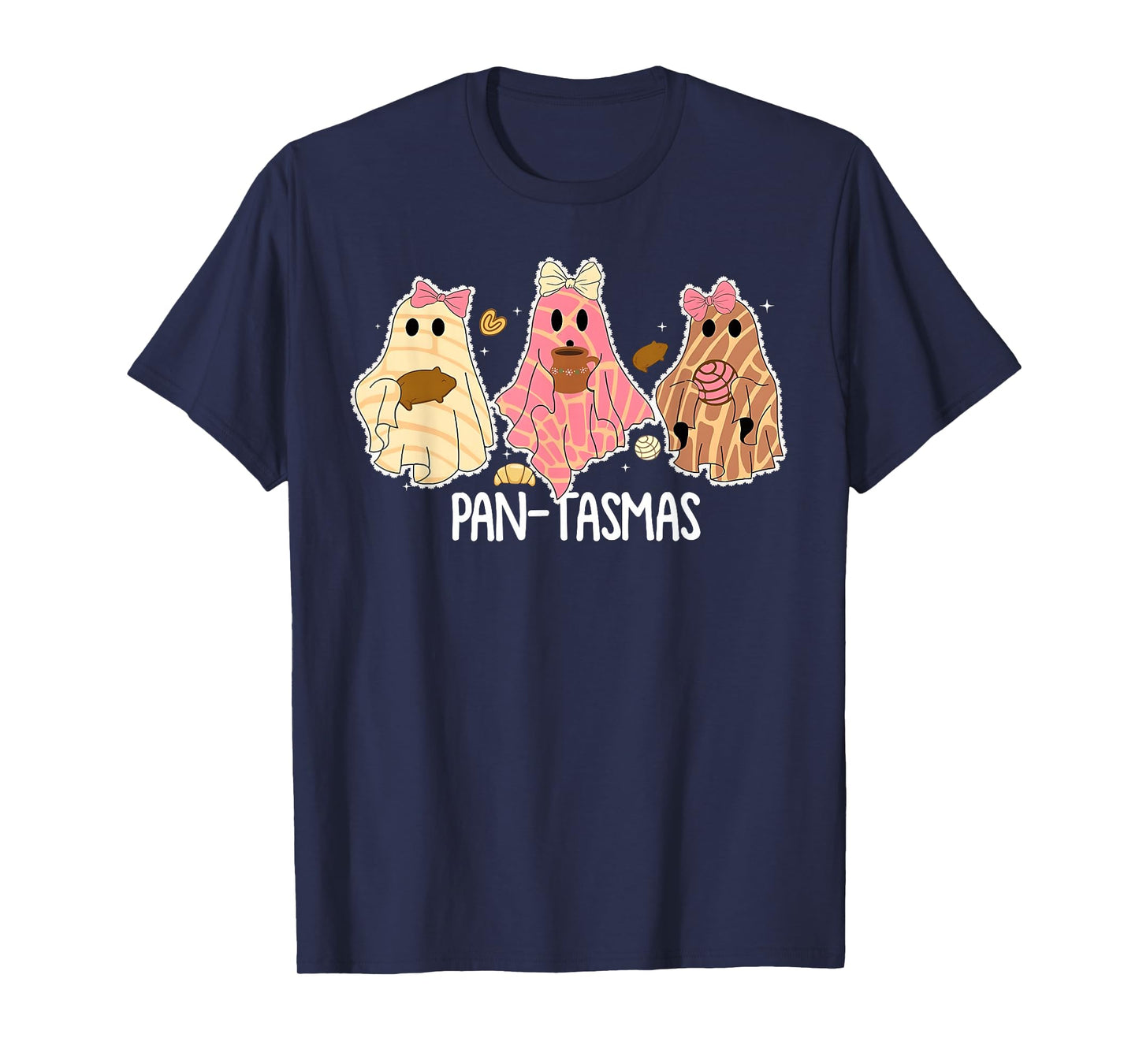 Pantasmas Conchas Ghost Halloween Mexican Girl Women Kids T-Shirt