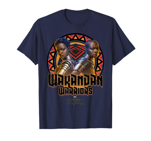 Marvel Black Panther Movie Warrior Circle Graphic T-Shirt T-Shirt