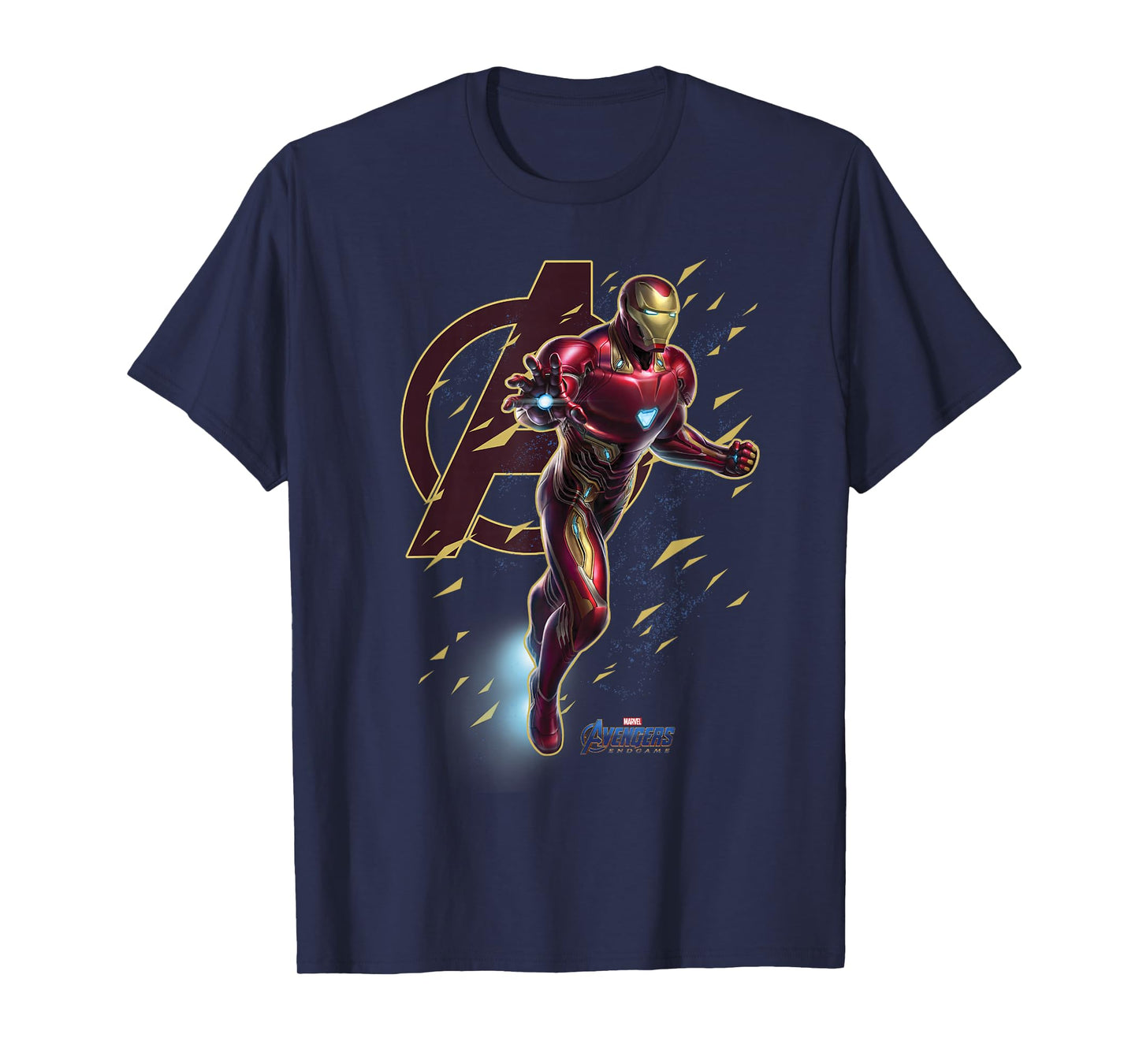 Marvel Avengers Endgame Iron Man Action Pose Graphic T-Shirt