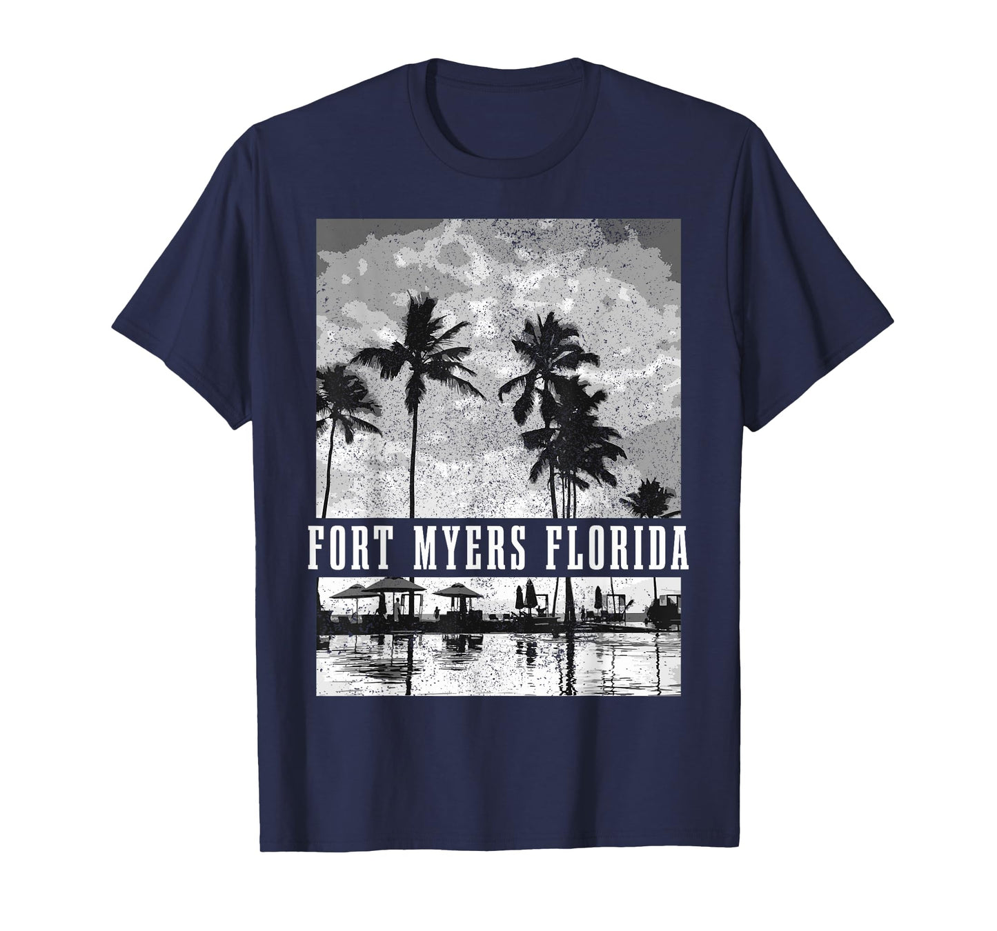 Fort Myers Beach Florida Vintage USA America Souvenir T-Shirt