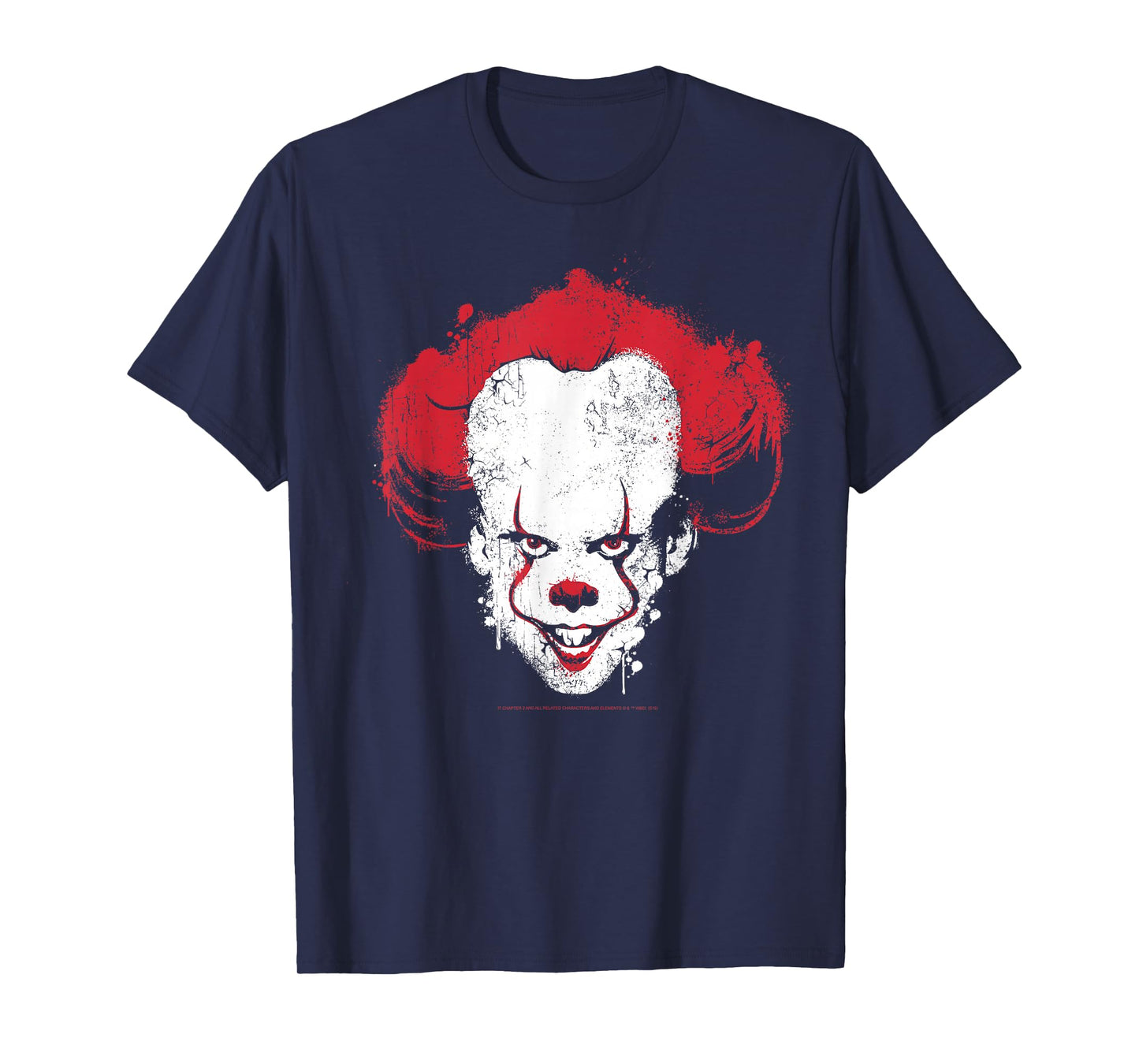 IT: Chapter Two Pennywise Big Face Paint Splatter T-Shirt