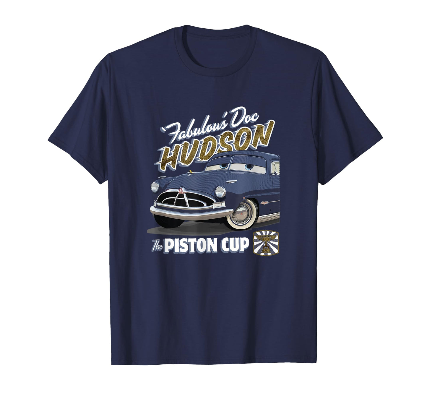 Disney Pixar Cars Fabulous Doc Hudson Vintage Portrait T-Shirt