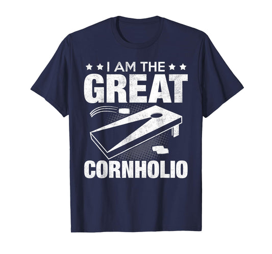 Cornhole Teams I Am the Great Cornholio Black X-Small Crew Neck T-Shirt