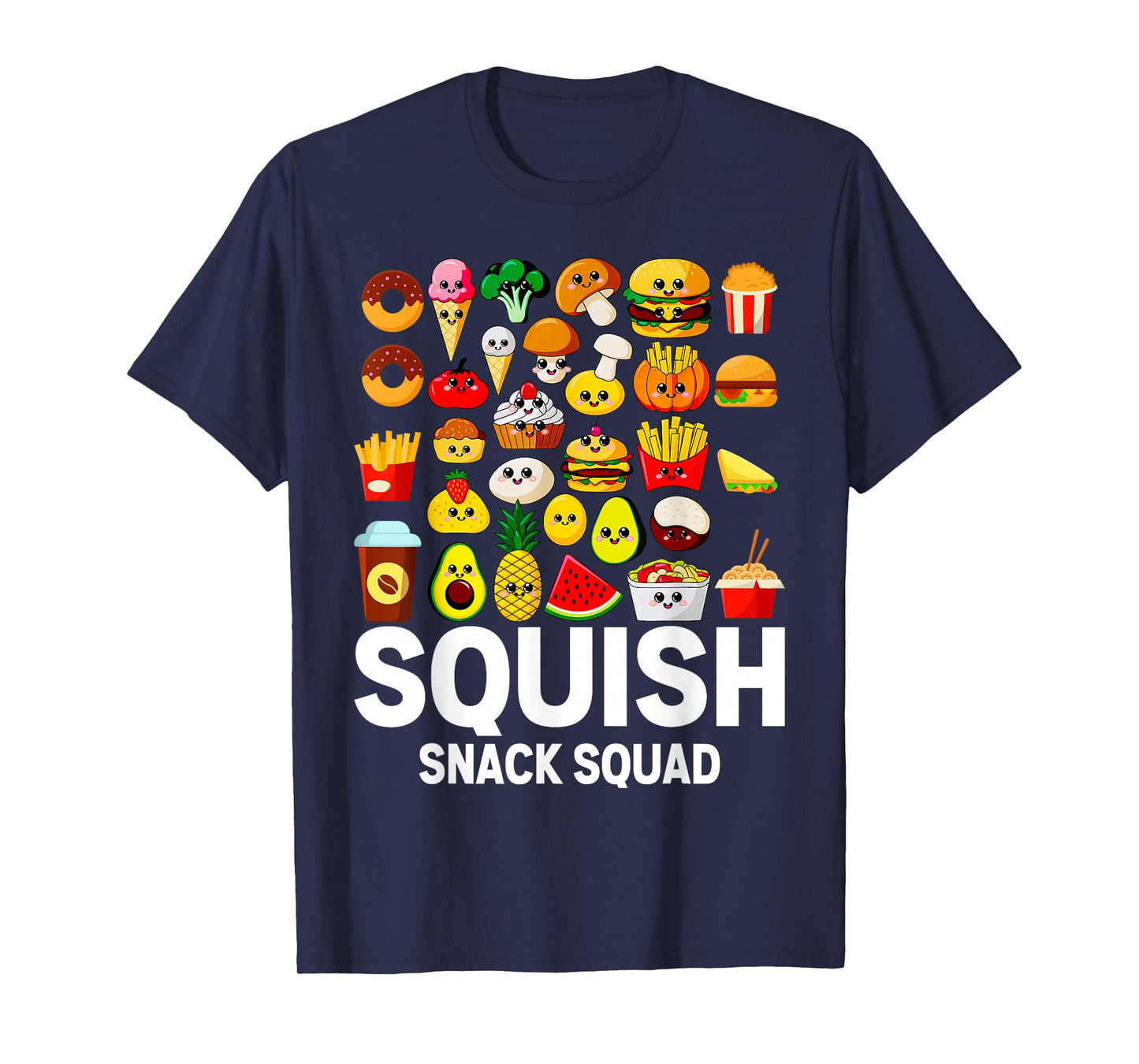 Squish Snack Squad! Stuffed Animal Plush Mallow! Squish Food T-Shirt