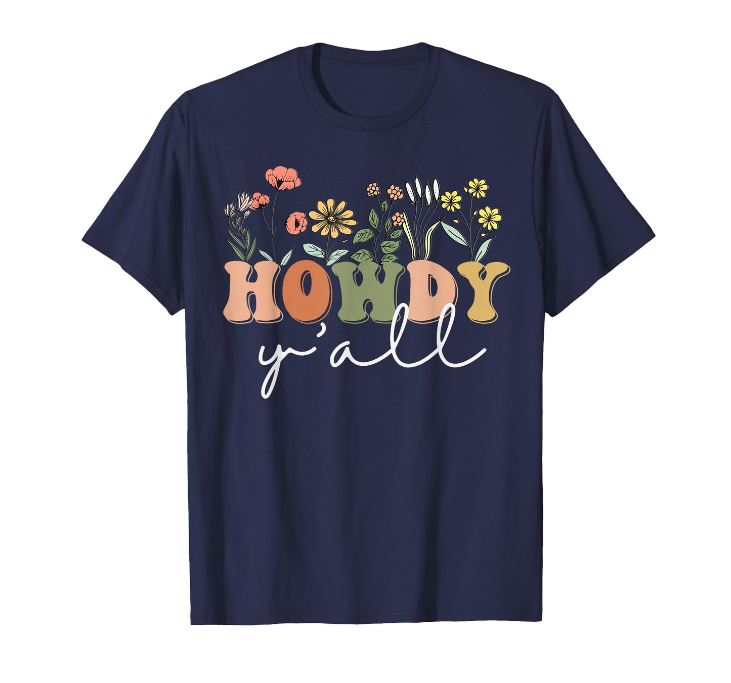 Howdy Y'all Southern Western Girl Country Rodeo Cowgirl T-Shirt