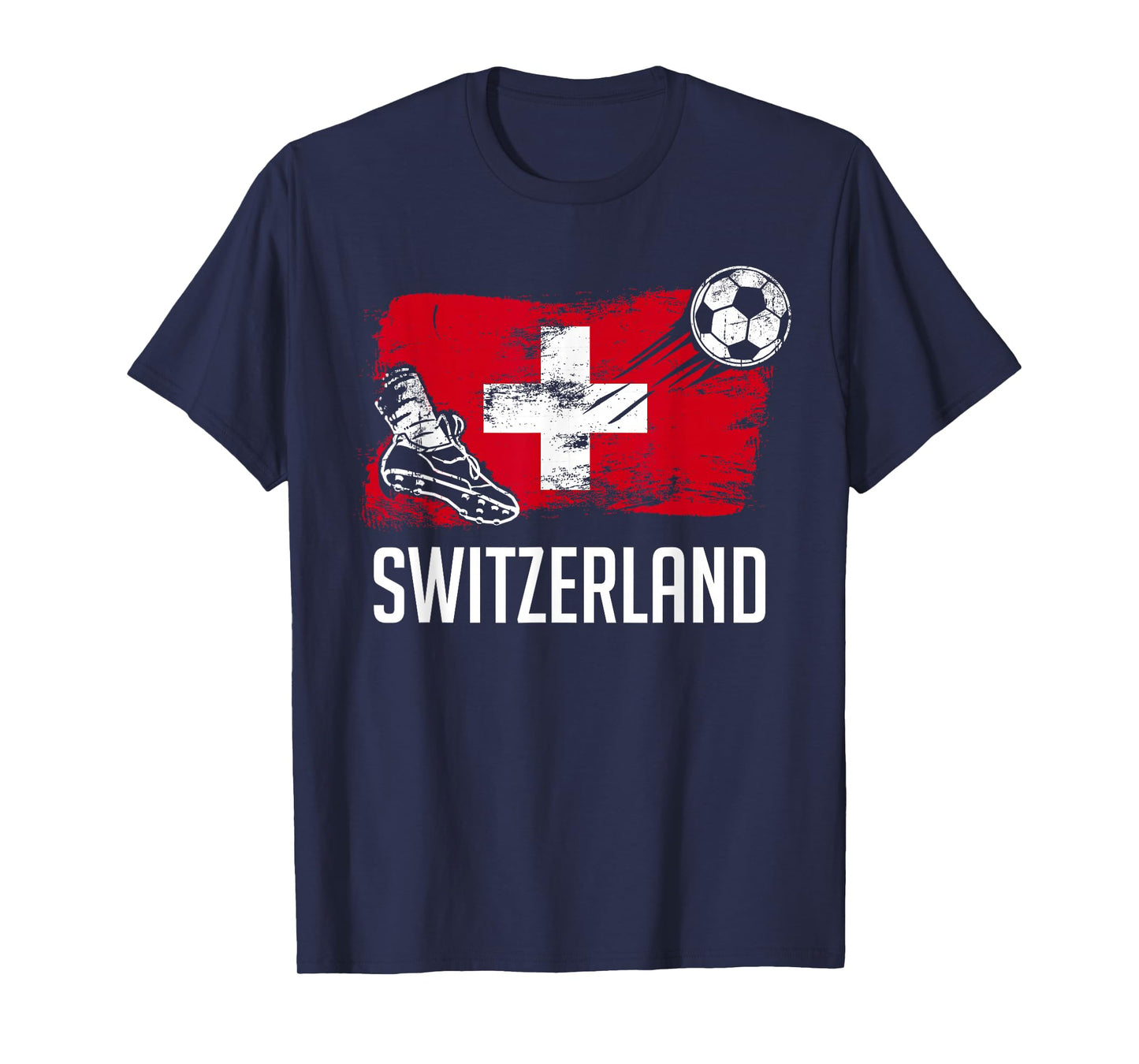 Switzerland Flag Jersey Swiss Soccer Team Swiss T-Shirt