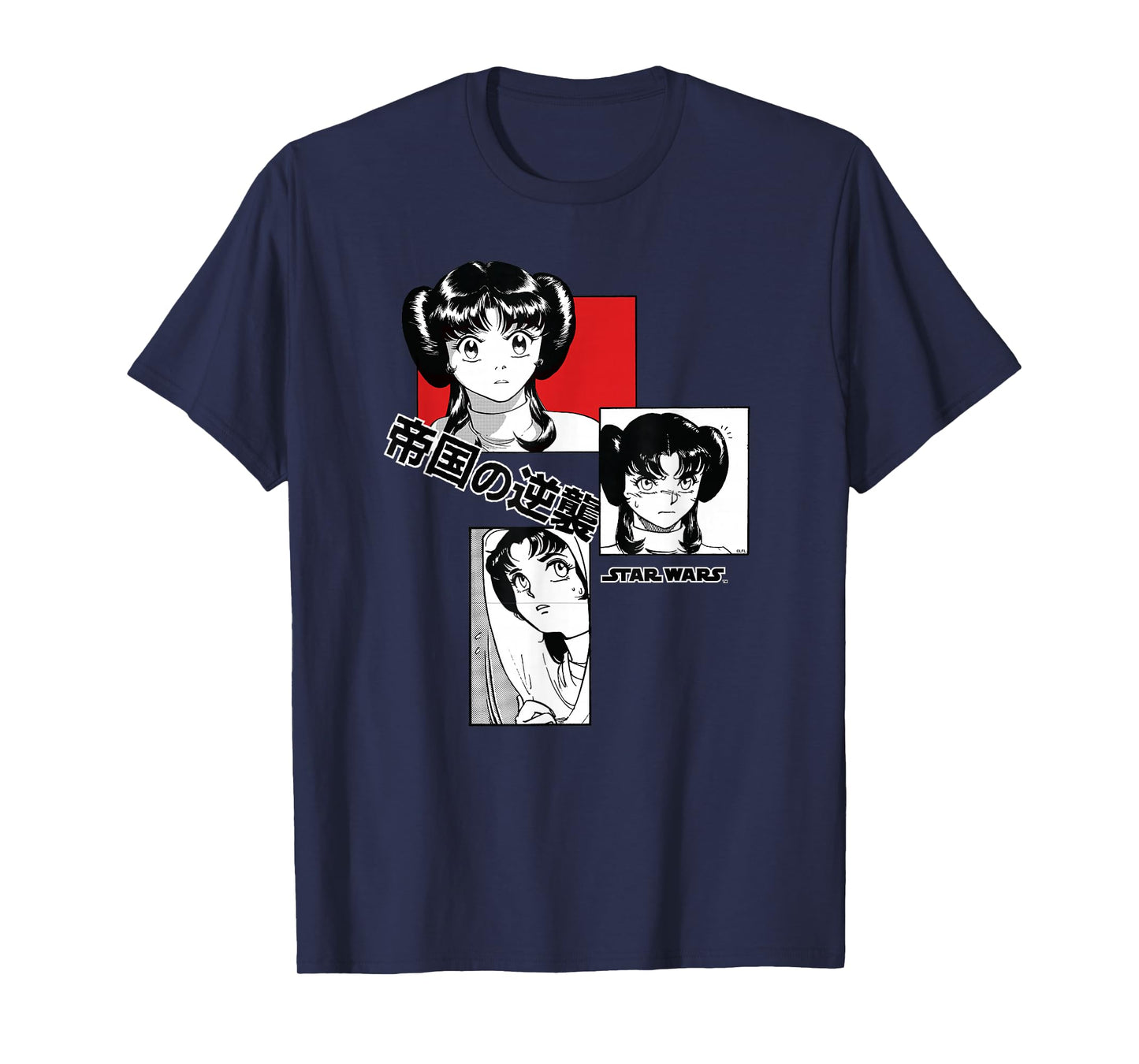 Star Wars Princess Leia Japanese Anime Manga Comic T-Shirt