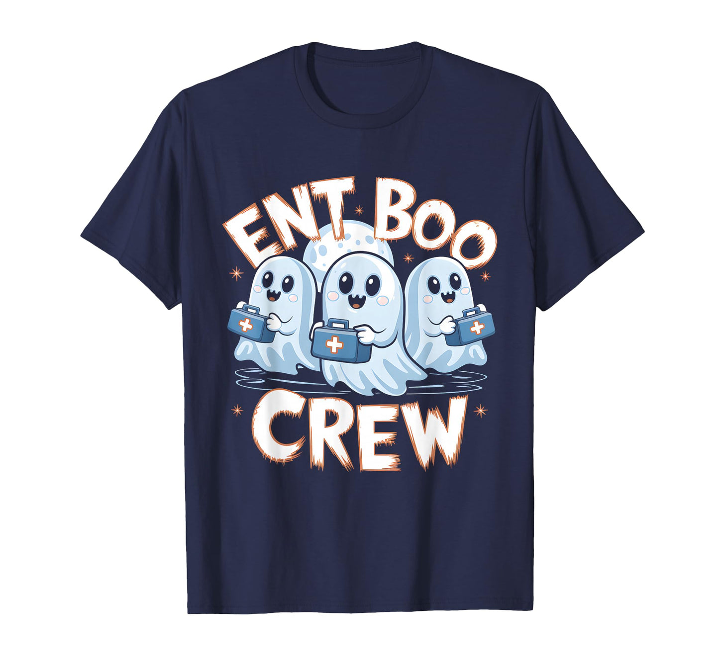 Spooky ENT Boo Crew Halloween Nurse Practitioner T-Shirt