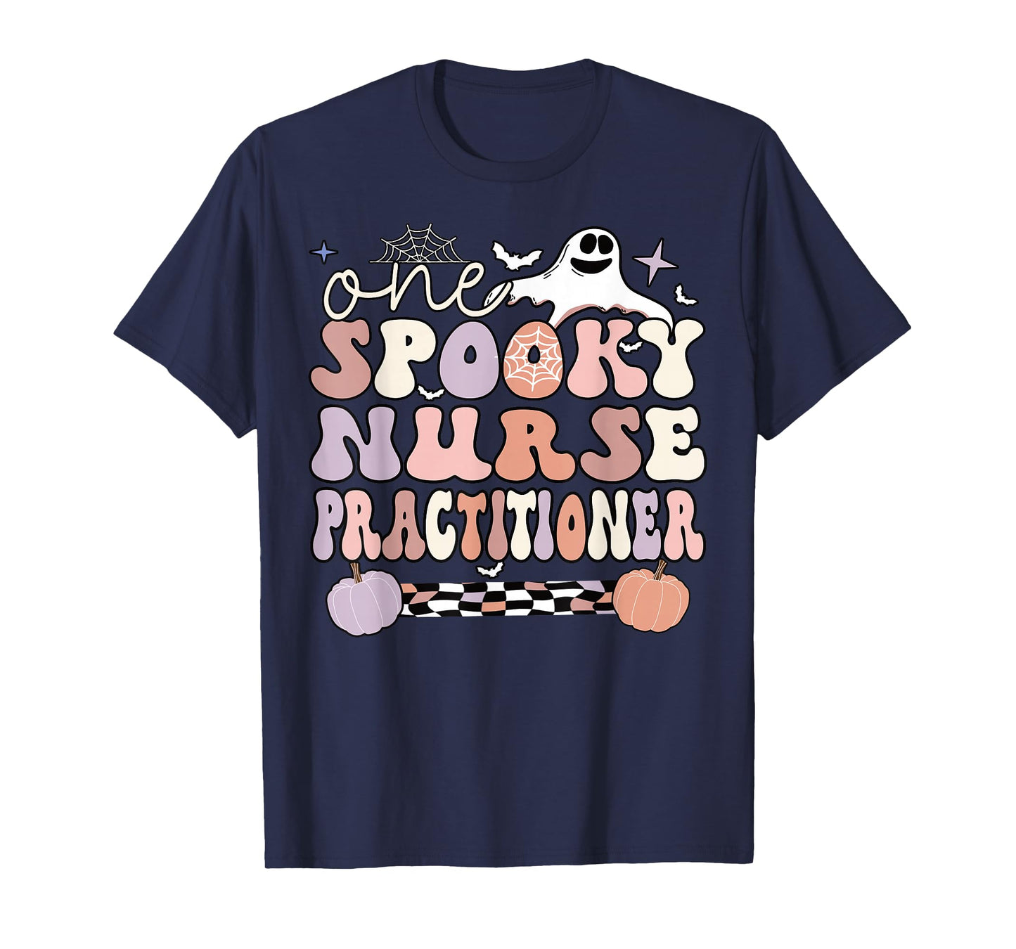 Spooky Nurse Practitioner Halloween Nursing Practitioner T-Shirt