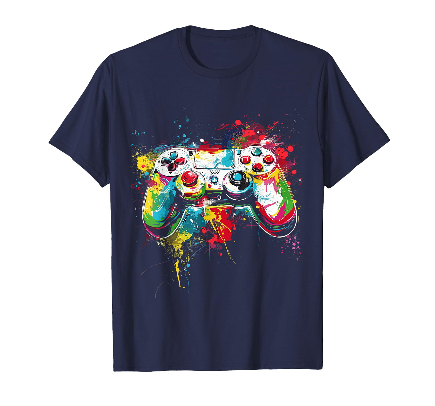 Control All The Things Video Game Controller Gamer Boys Men T-Shirt