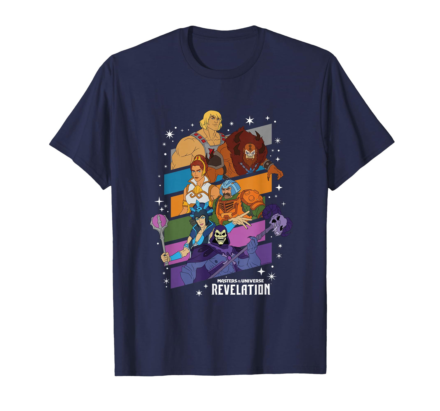 Masters of The Universe Revelation Character Grid T-Shirt