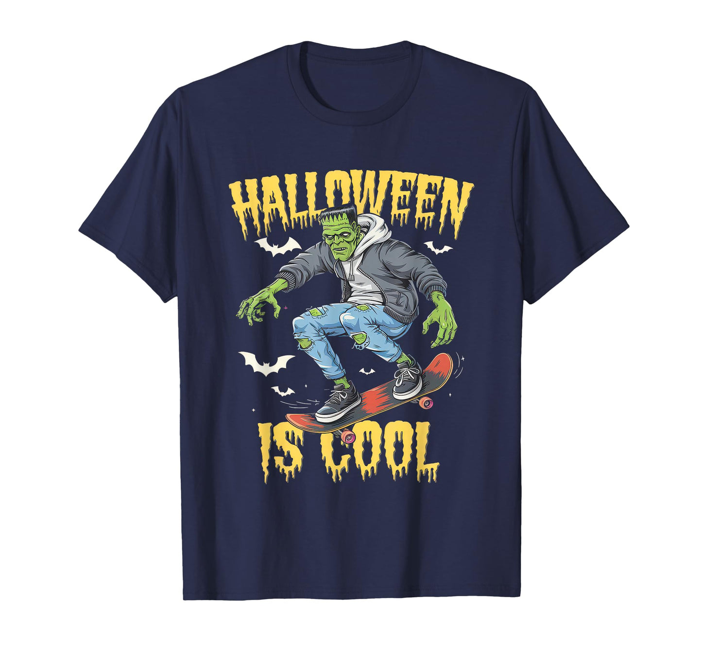 Halloween is Cool Tshirt Women Men Frankenstein Monster T-Shirt
