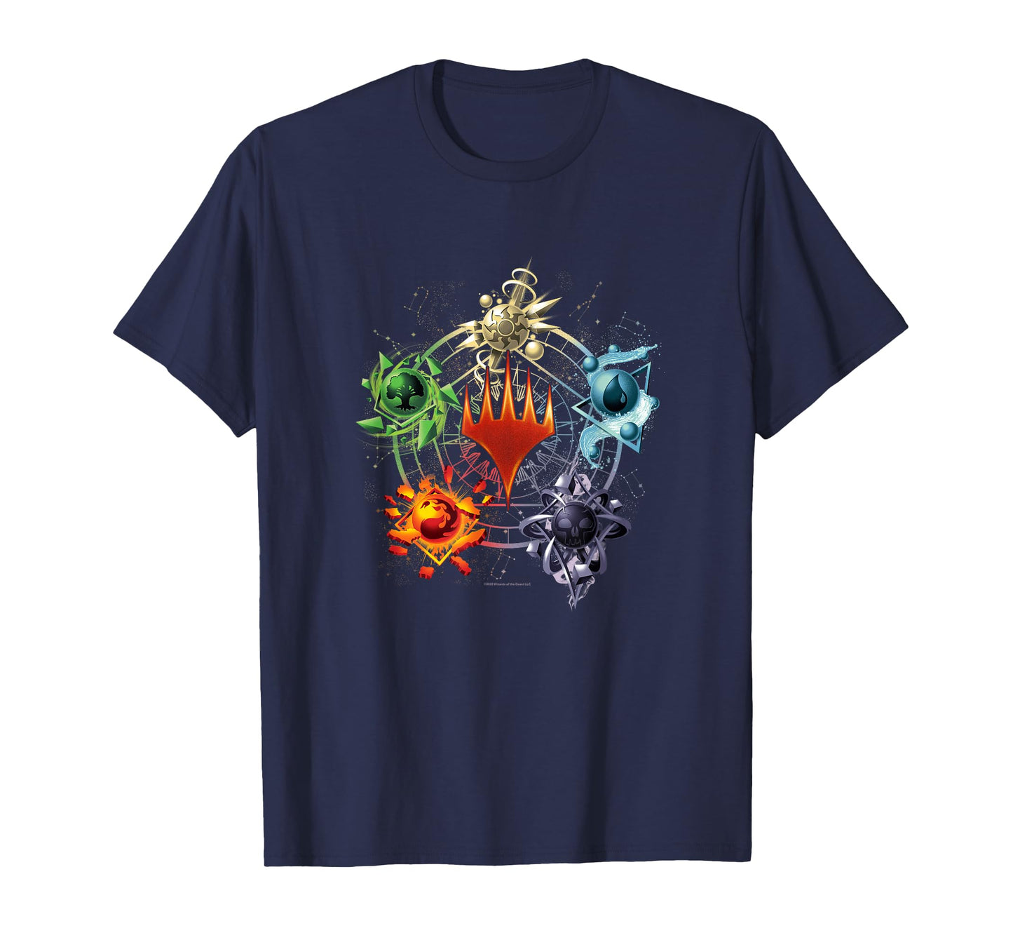 Magic: The Gathering Mana Symbols Epic Poster T-Shirt
