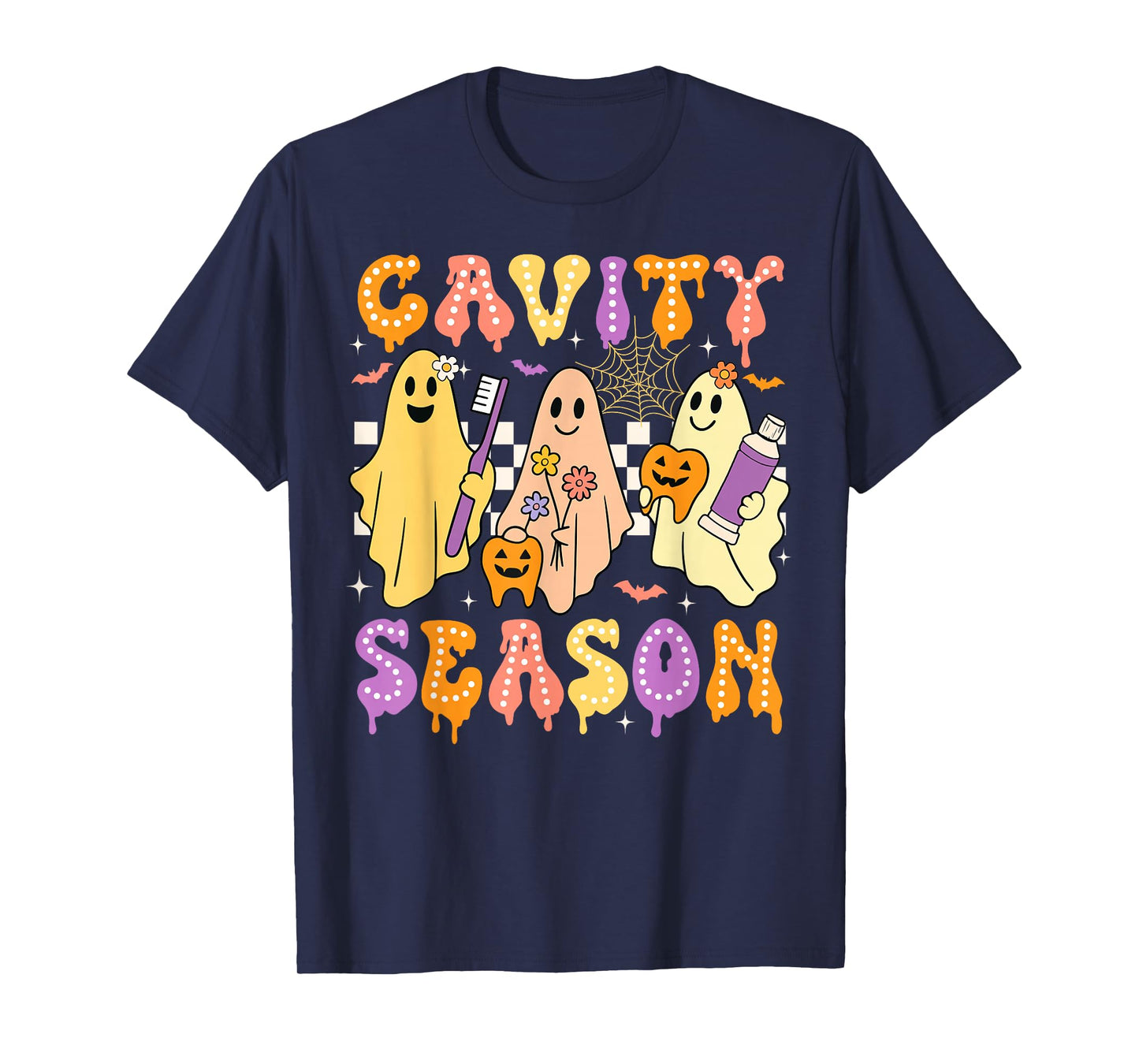 Halloween Dentist Cavity Season Dental Women Men T-Shirt