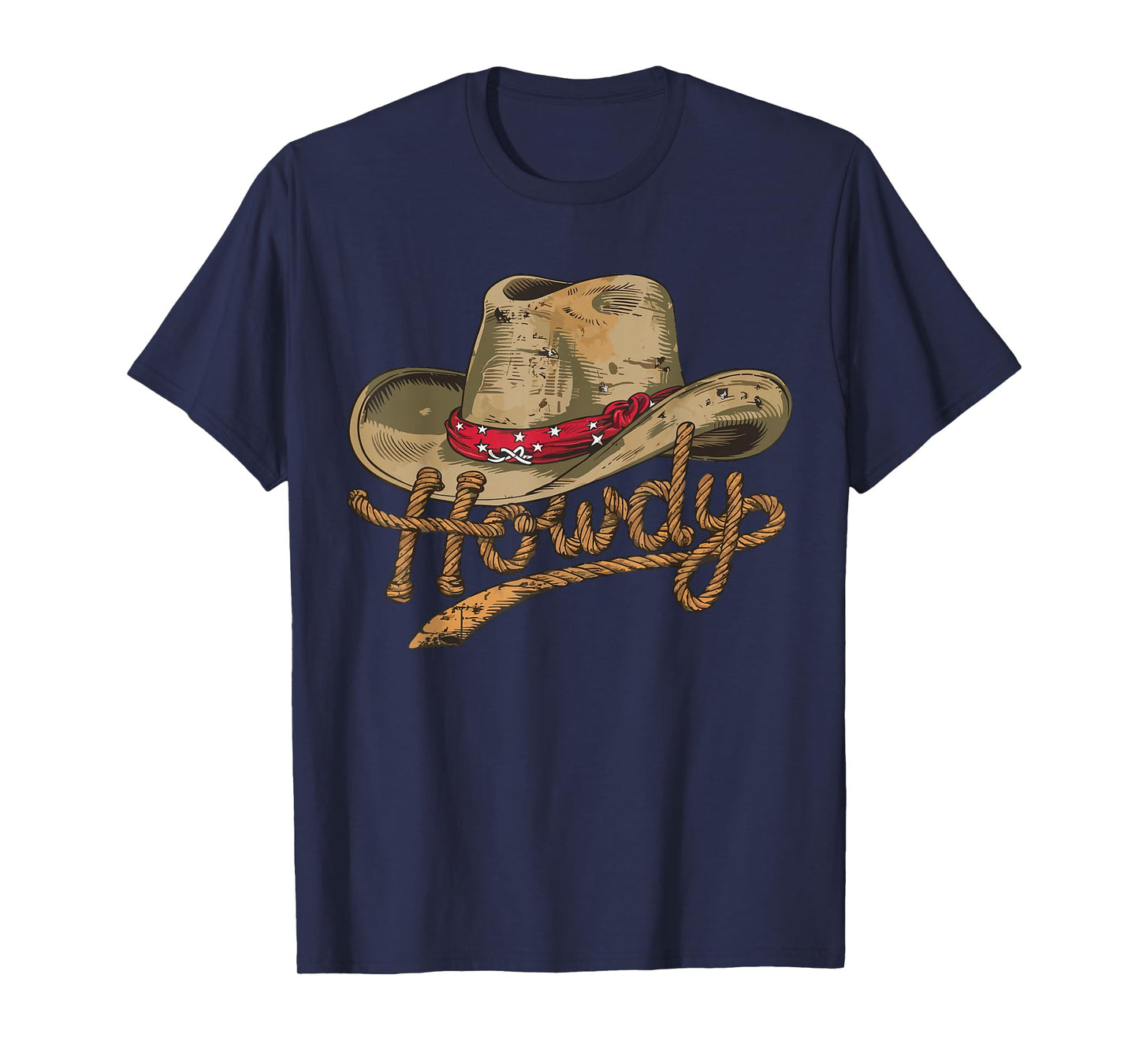 Howdy Cowboy Hat Funny Western Rodeo T-Shirt