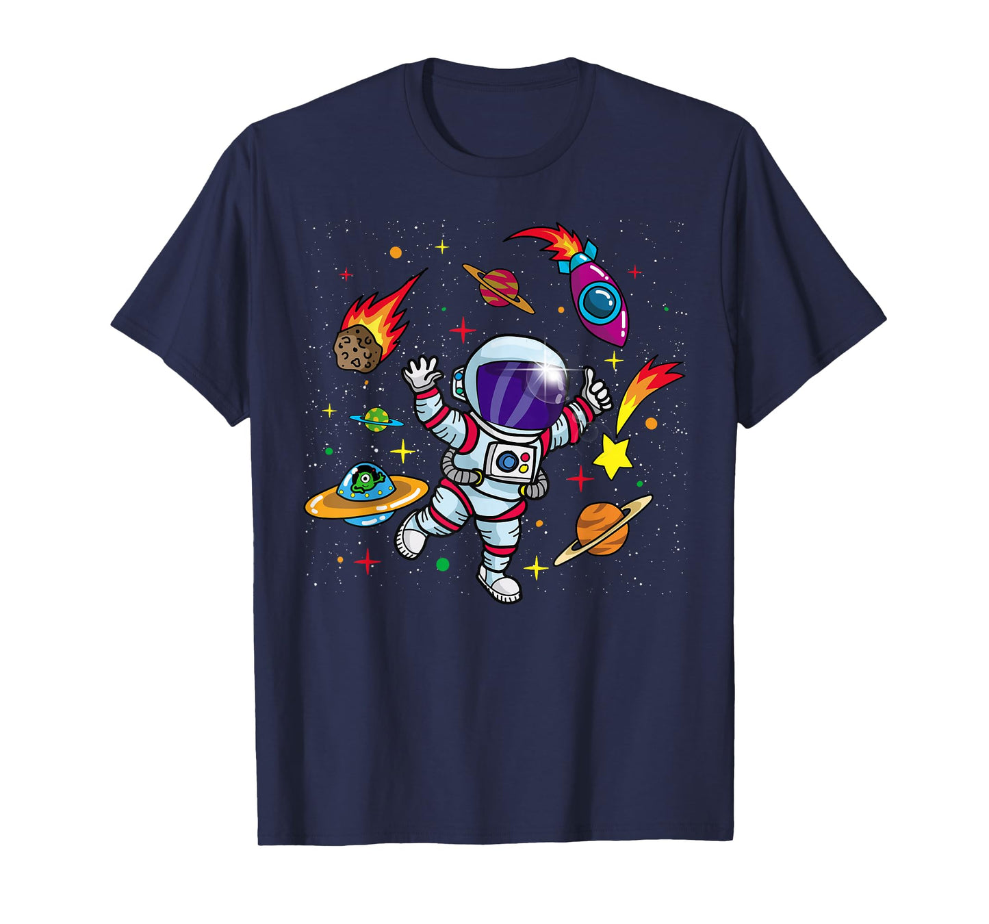 Outer Space Gift for Sci Fi- Boys & Girls Astronaut T-Shirt
