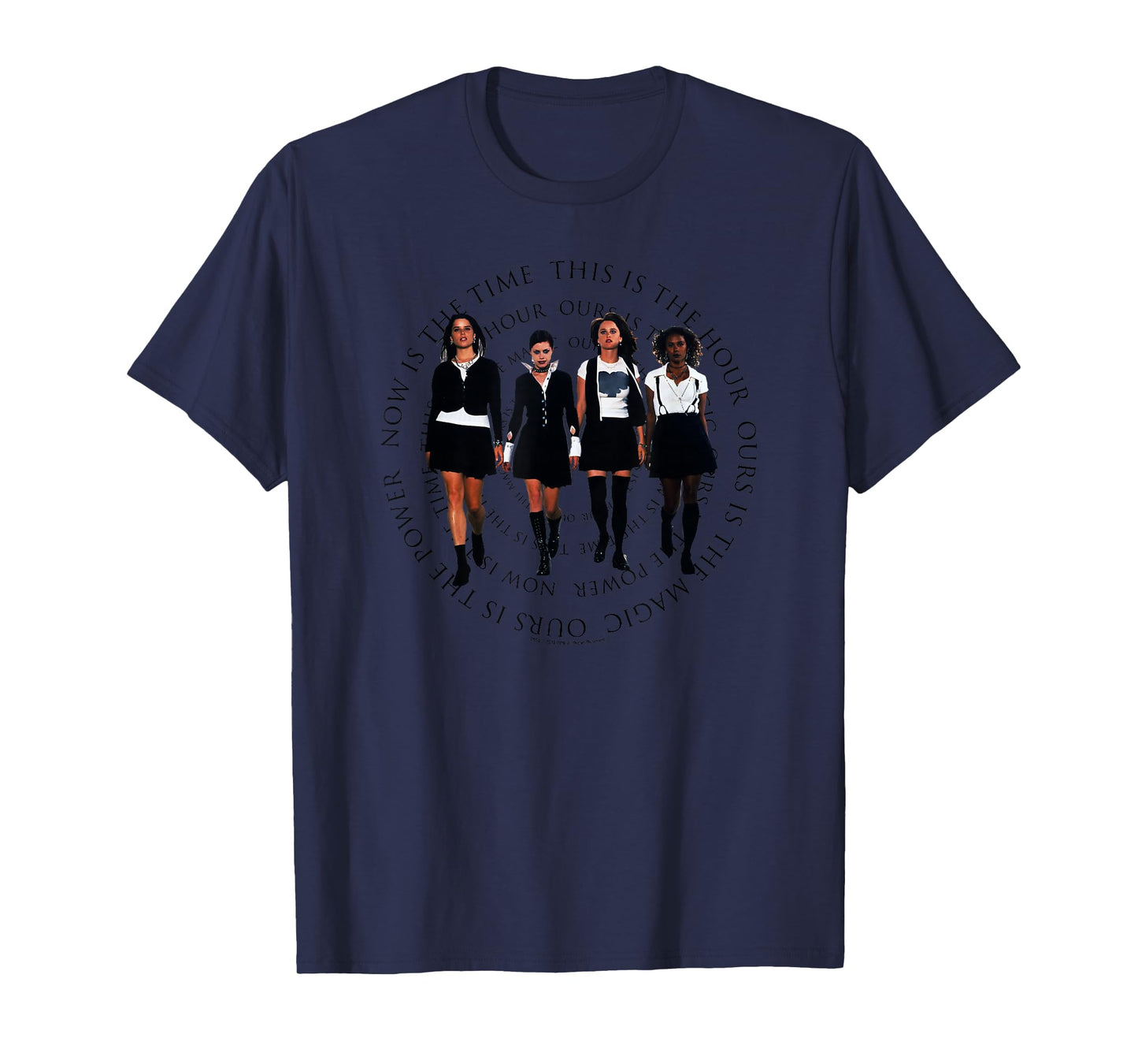 The Craft Now is the Time Group Cut Out Spiral 90's Movie T-Shirt