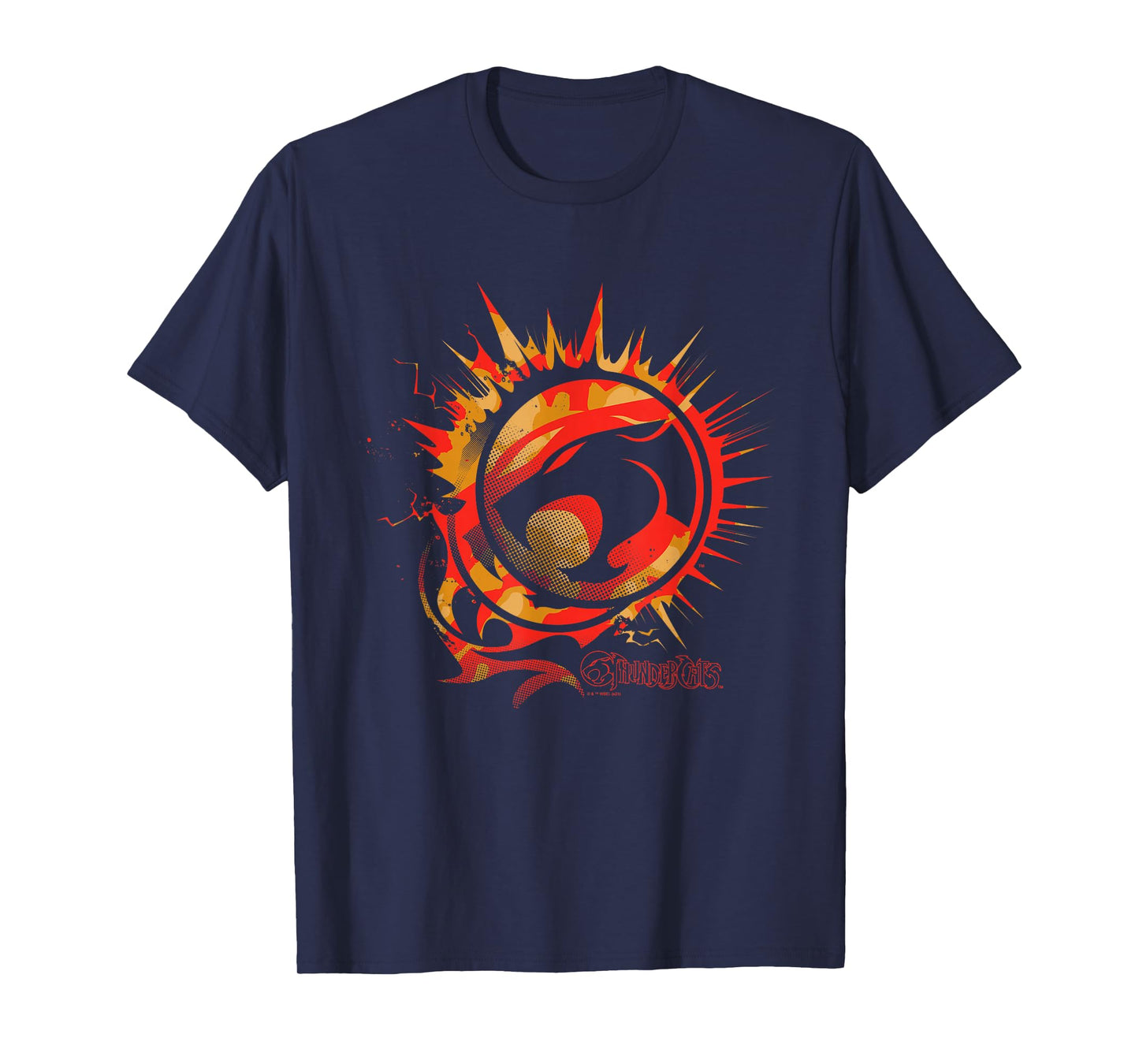 Thundercats Thundercats Logo on Fire T-Shirt