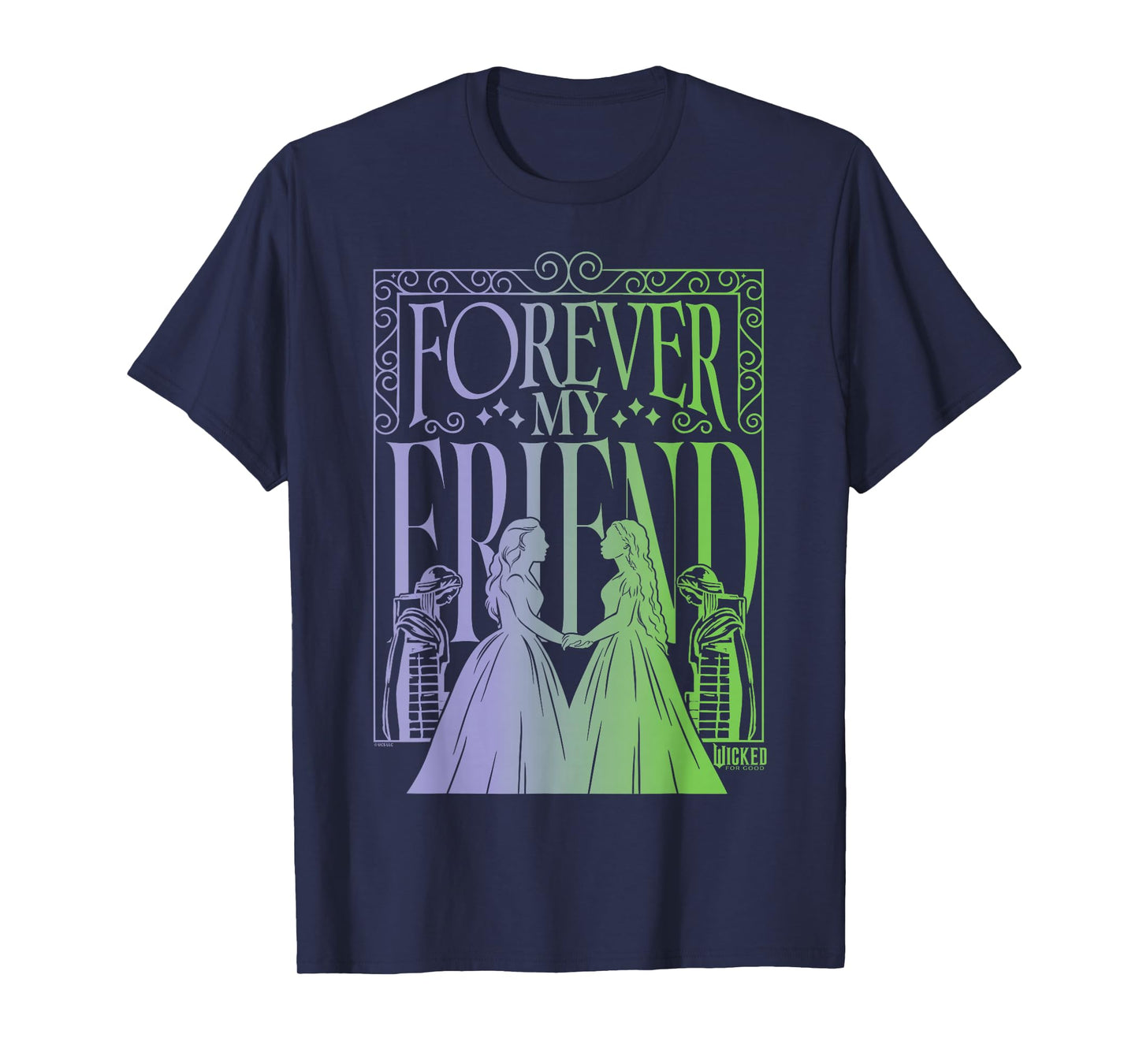 Wicked: for Good Forever My Friend Silhouettes T-Shirt