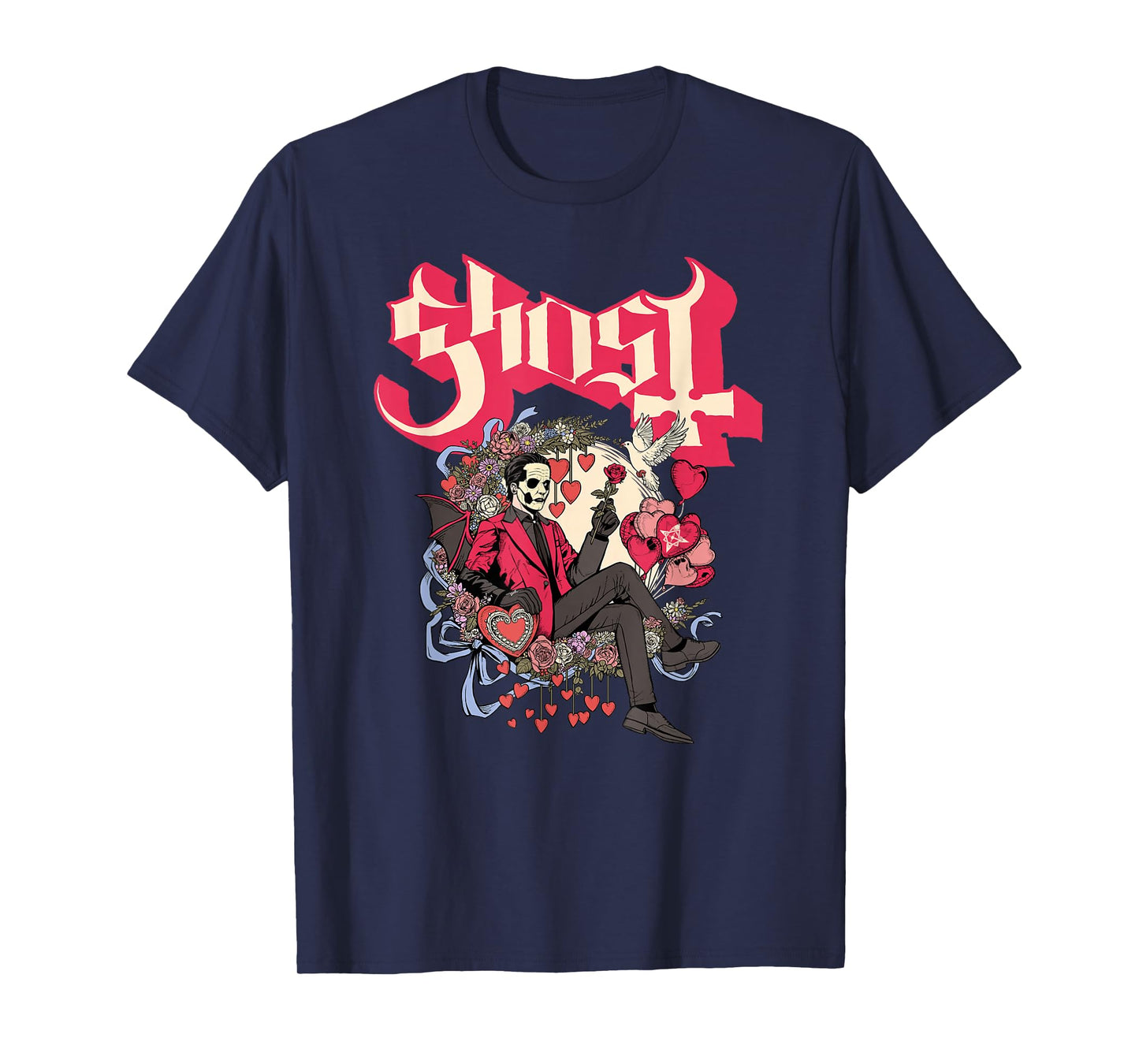 Ghost - Papa Cupid Valentine's Day T-Shirt