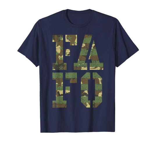 FAFO Vertical US Flag Camo T-Shirt