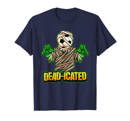 Zombie Soccer Player Scary Soccer Halloween T-Shirt