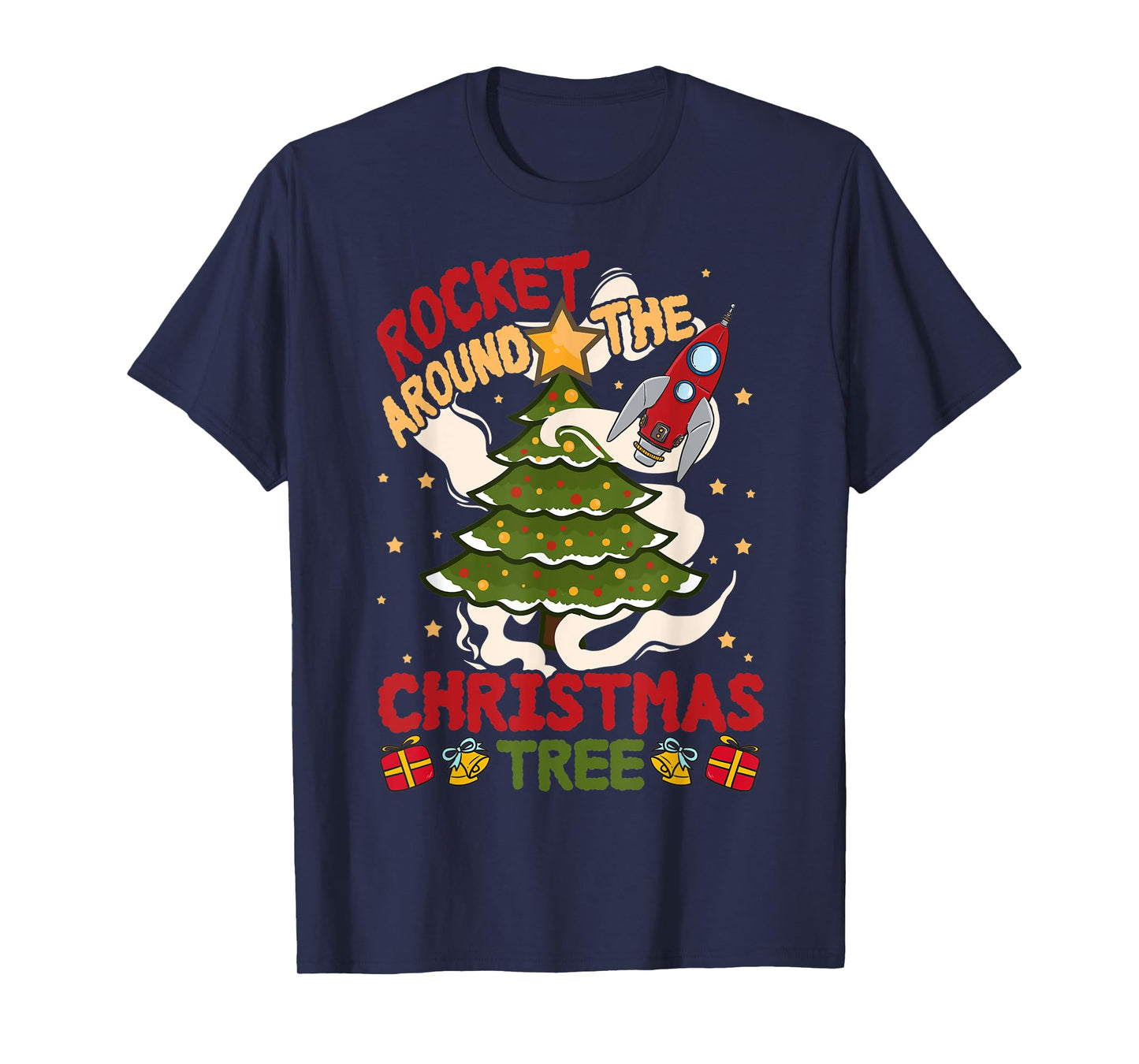 Rocket around the Christmas Tree - Cute Xmas Sweater T-Shirt