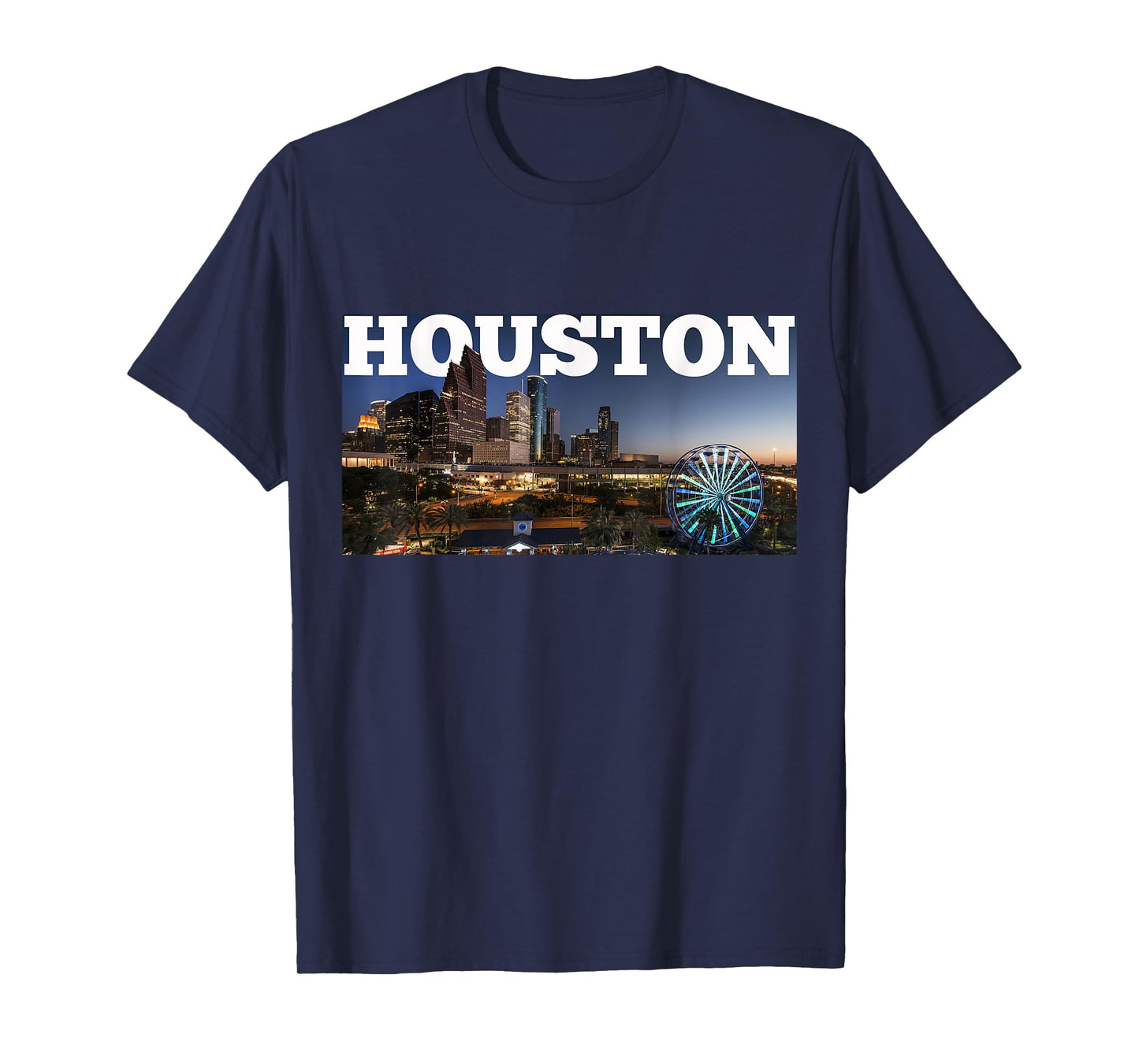 Houston City Skyline - Downtown Cityscape Photo Souvenir T-Shirt