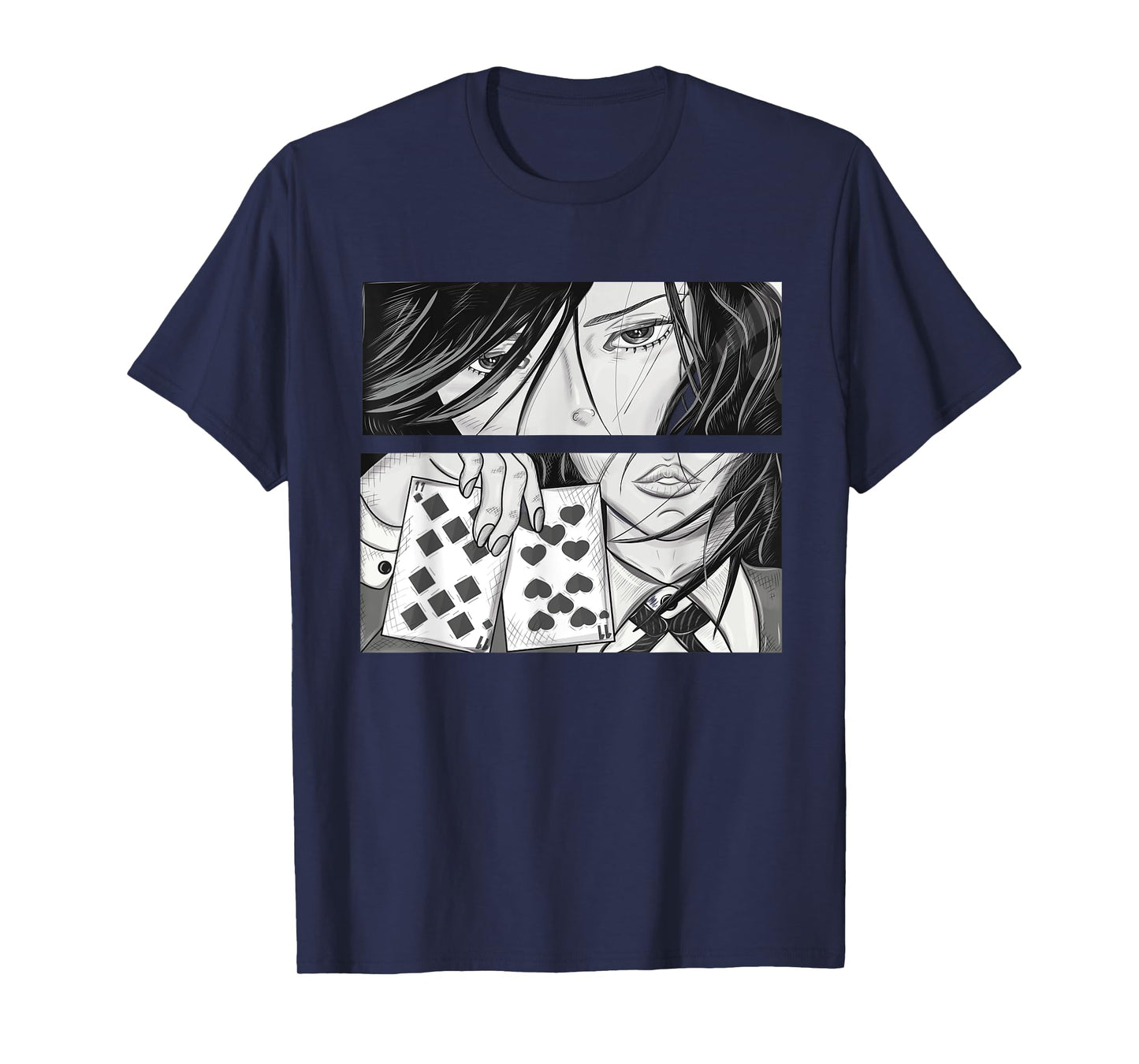 Anime Poker Girl T-Shirt