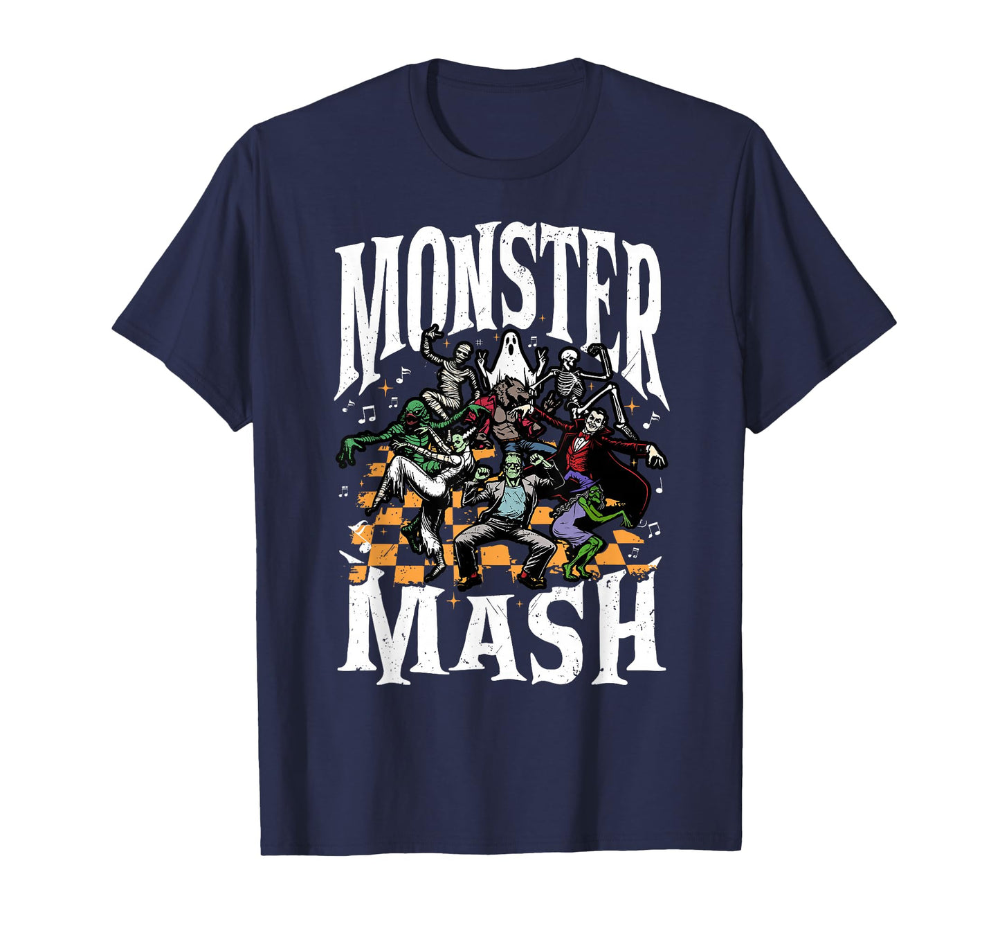 Monster Mash Funny Halloween Spooky Season Trick Or Treat T-Shirt