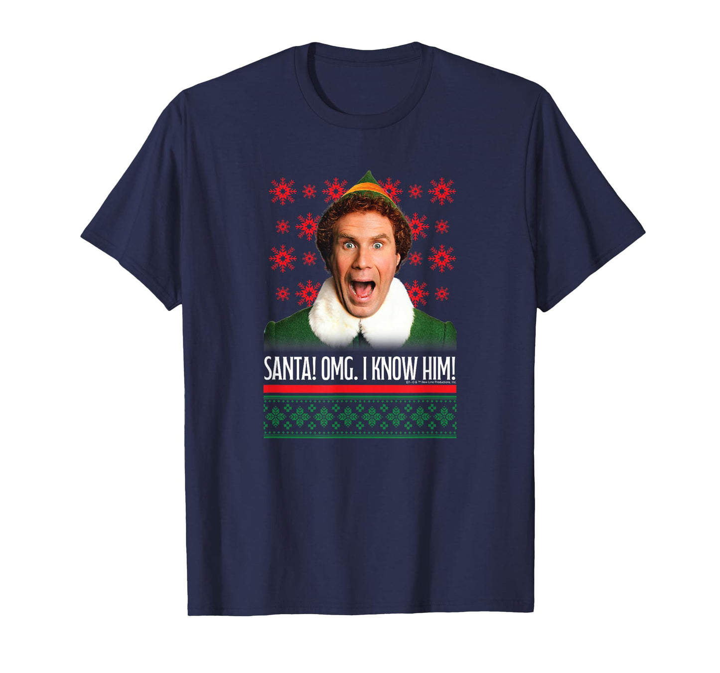 Elf - Buddy - Current Mood - Santa I Know Him T-Shirt