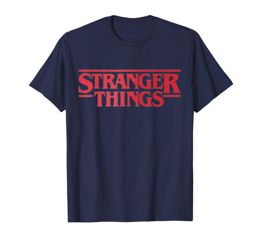 Stranger Things Season 5 Classic Red Blurry Logo T-Shirt