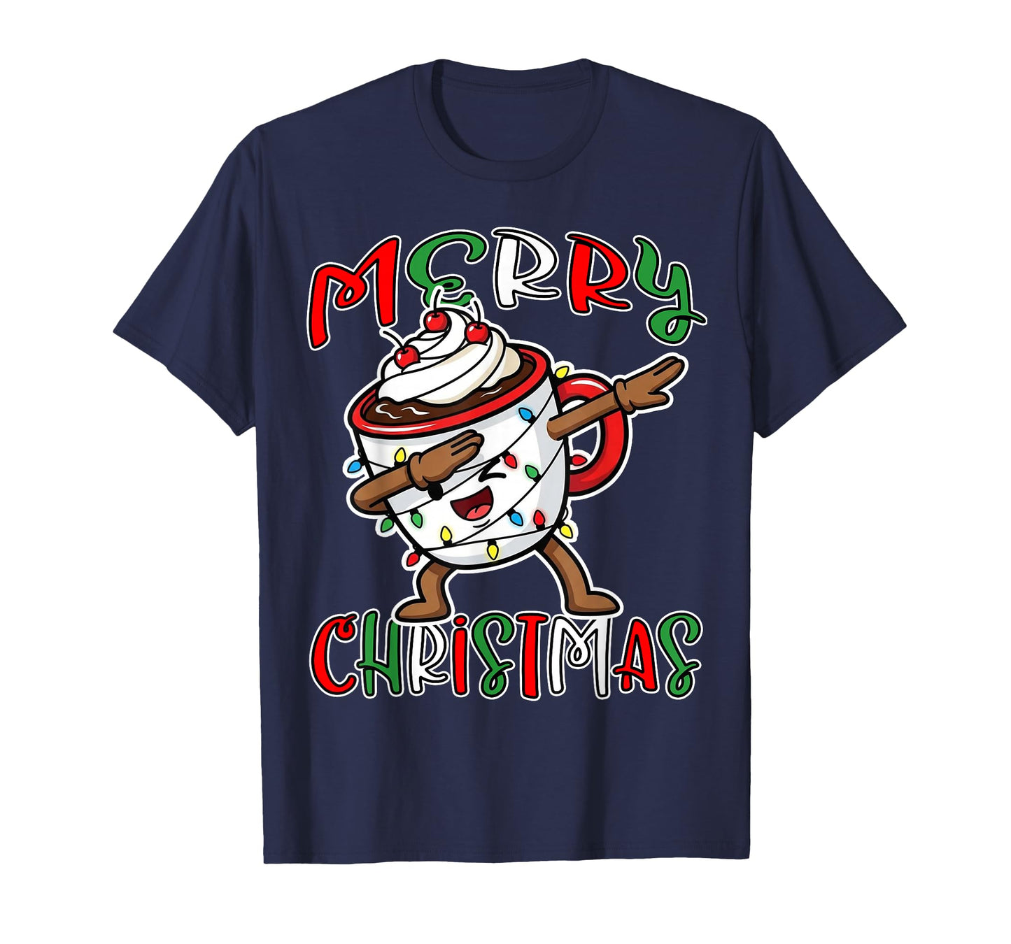 Dabbing Coco Drink Family Matching Christmas Pjs 2025 T-Shirt